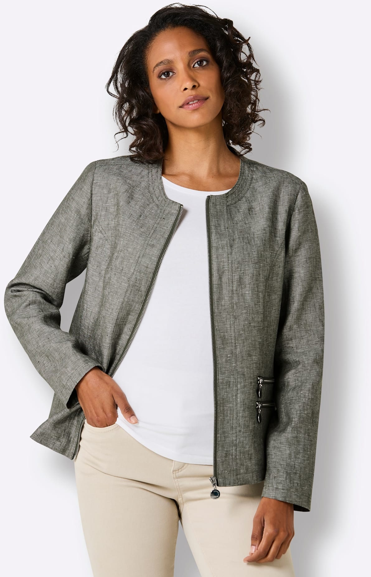 CREATION L PREMIUM Veste blazer »Leinen-Blazer«