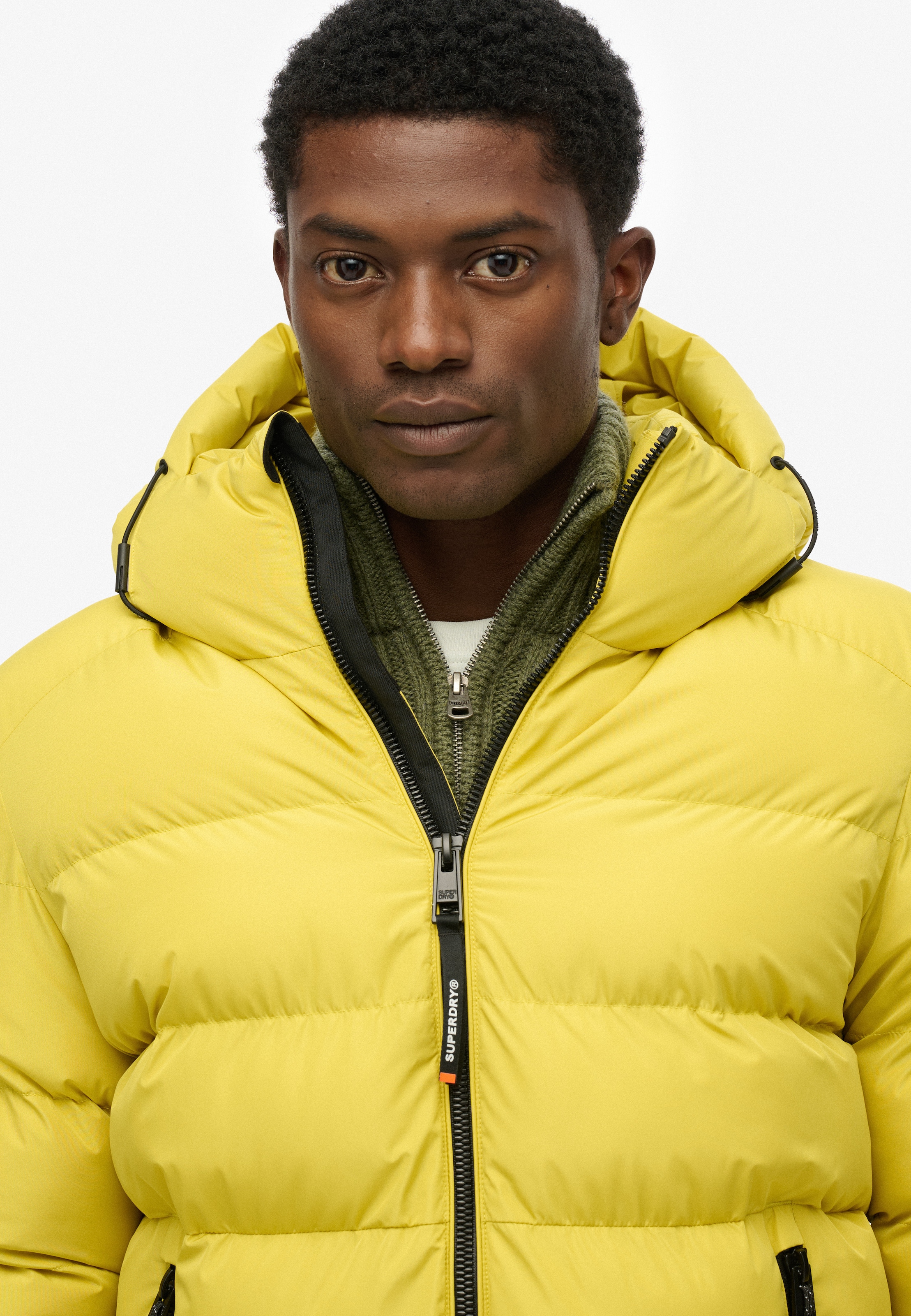 Superdry Steppjacke »HOODED SPORTS PUFFER JACKET«, mit Kapuze