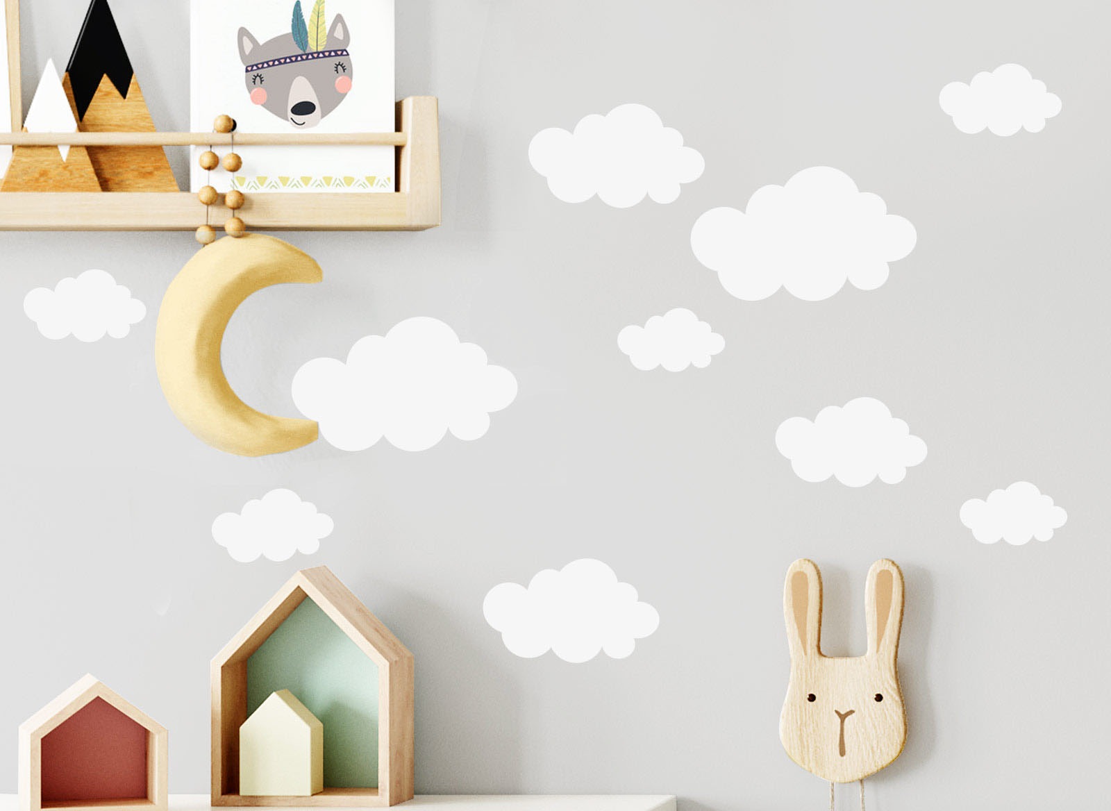 Image of little DECO Wandtattoo »Little Deco Wandtattoo Wolken« bei Ackermann Versand Schweiz