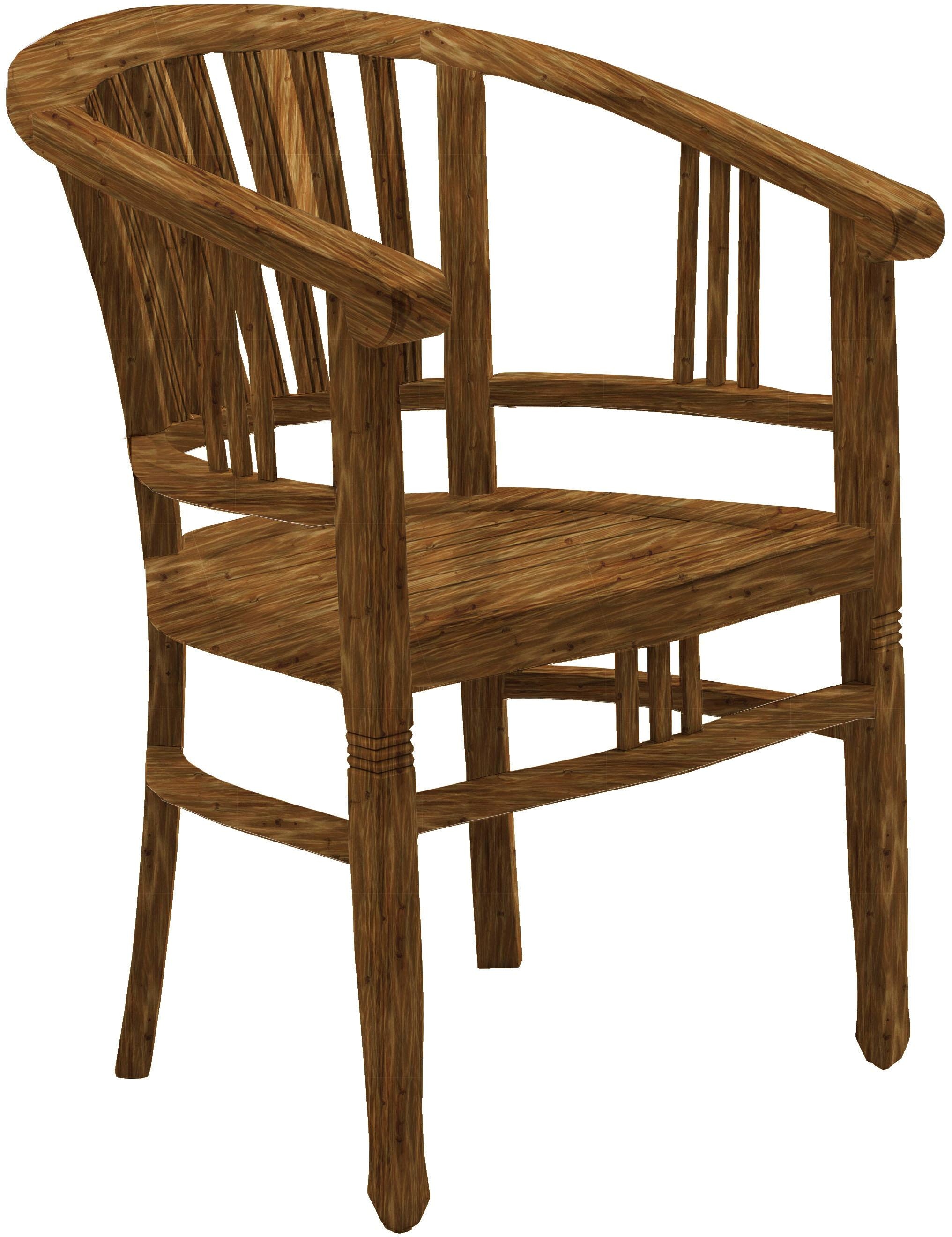 Image of SIT Armlehnstuhl "Mikkeli aus recyceltem Teakholz – Massivholz – Brettsitz" () Massiver Brettsitz aus recyceltem Teakholz mit 4-Fuss-Gestell