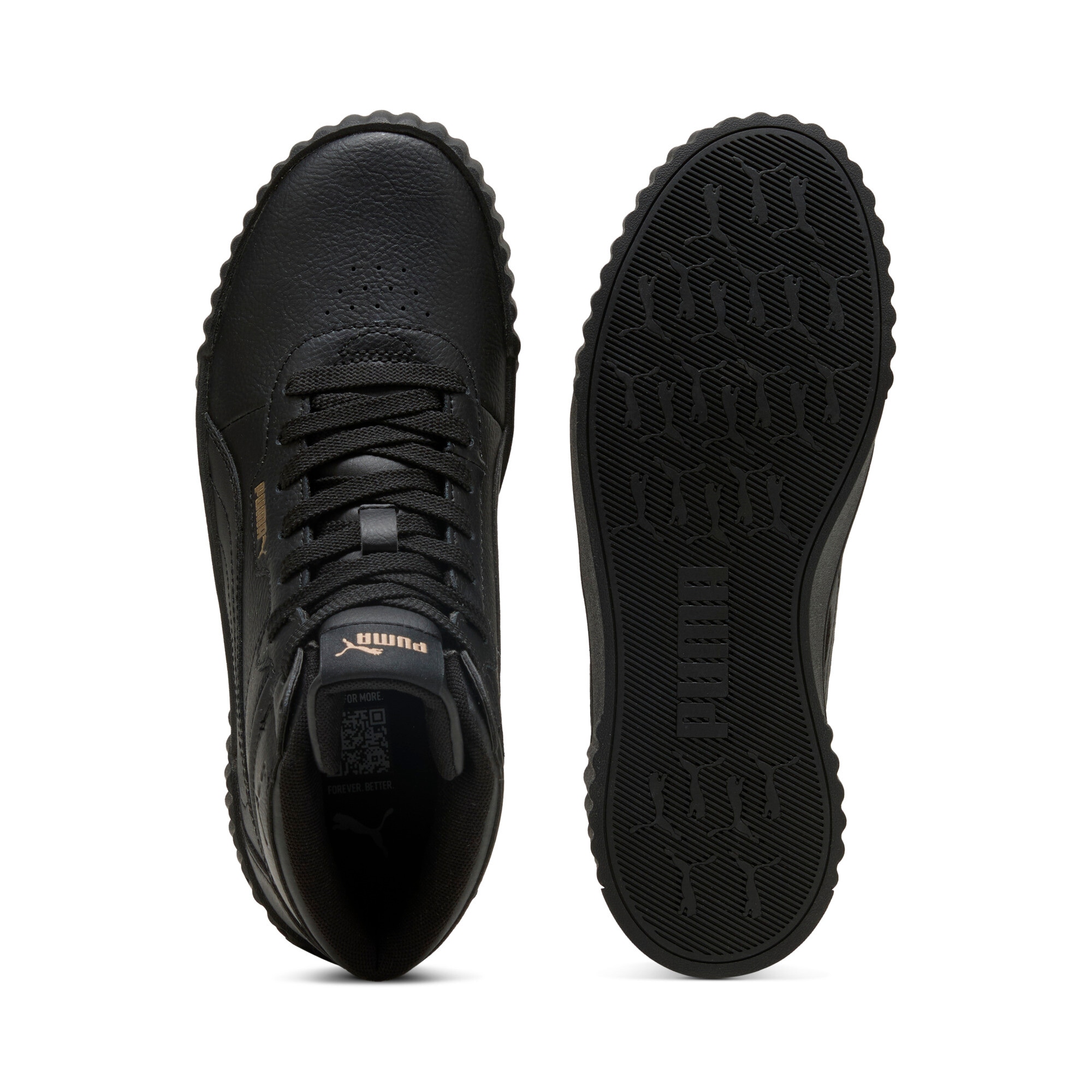 PUMA Sneakers »CARINA 3.0 MID«  knöchelhoher Schnitt, Schnürung, nicht herausnehmbare Innensohle