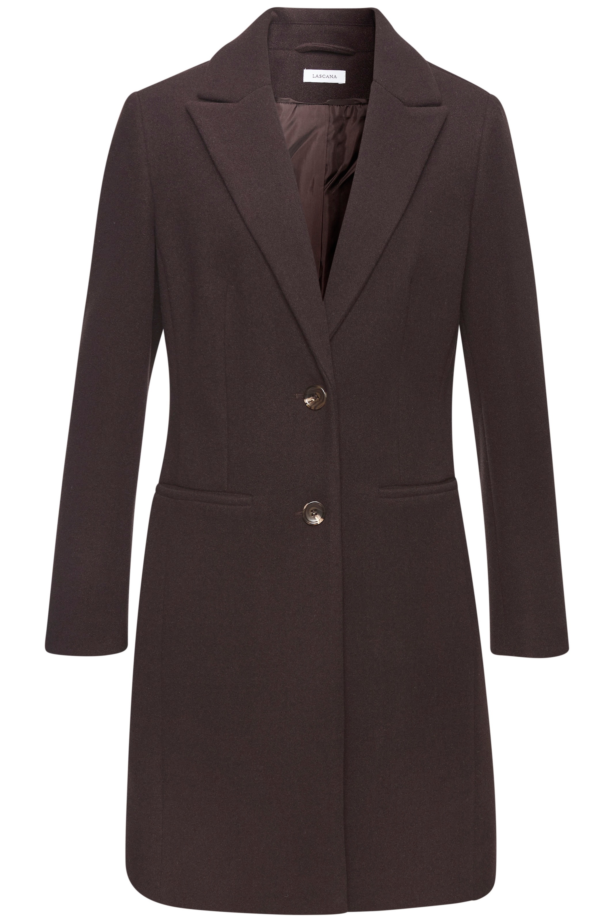 LASCANA Kurzmantel im klassischen Design, Damenmantel, Blazermantel, casual-chic