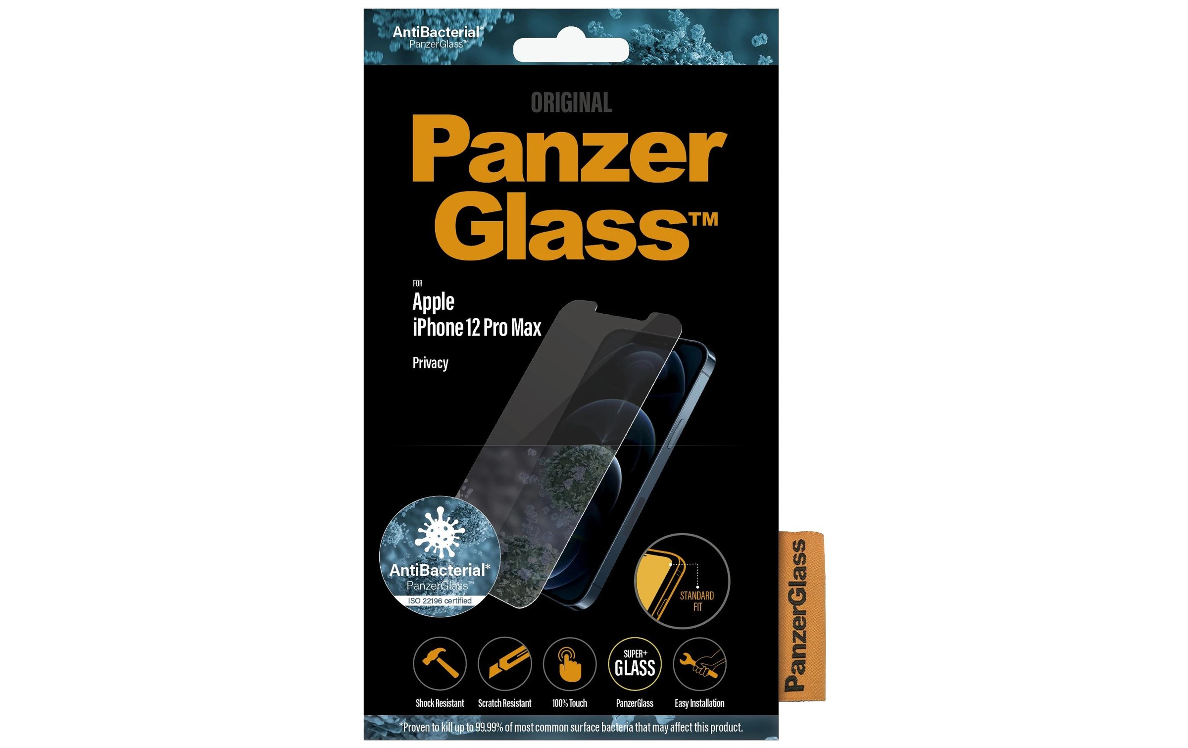 Image of PanzerGlass Displayschutzglas »Displayschutz Standard«, für iPhone 12 Pro Max, Nicht 100% bis an den Rand deckend, Ohne Rahmen bei Ackermann Versand Schweiz