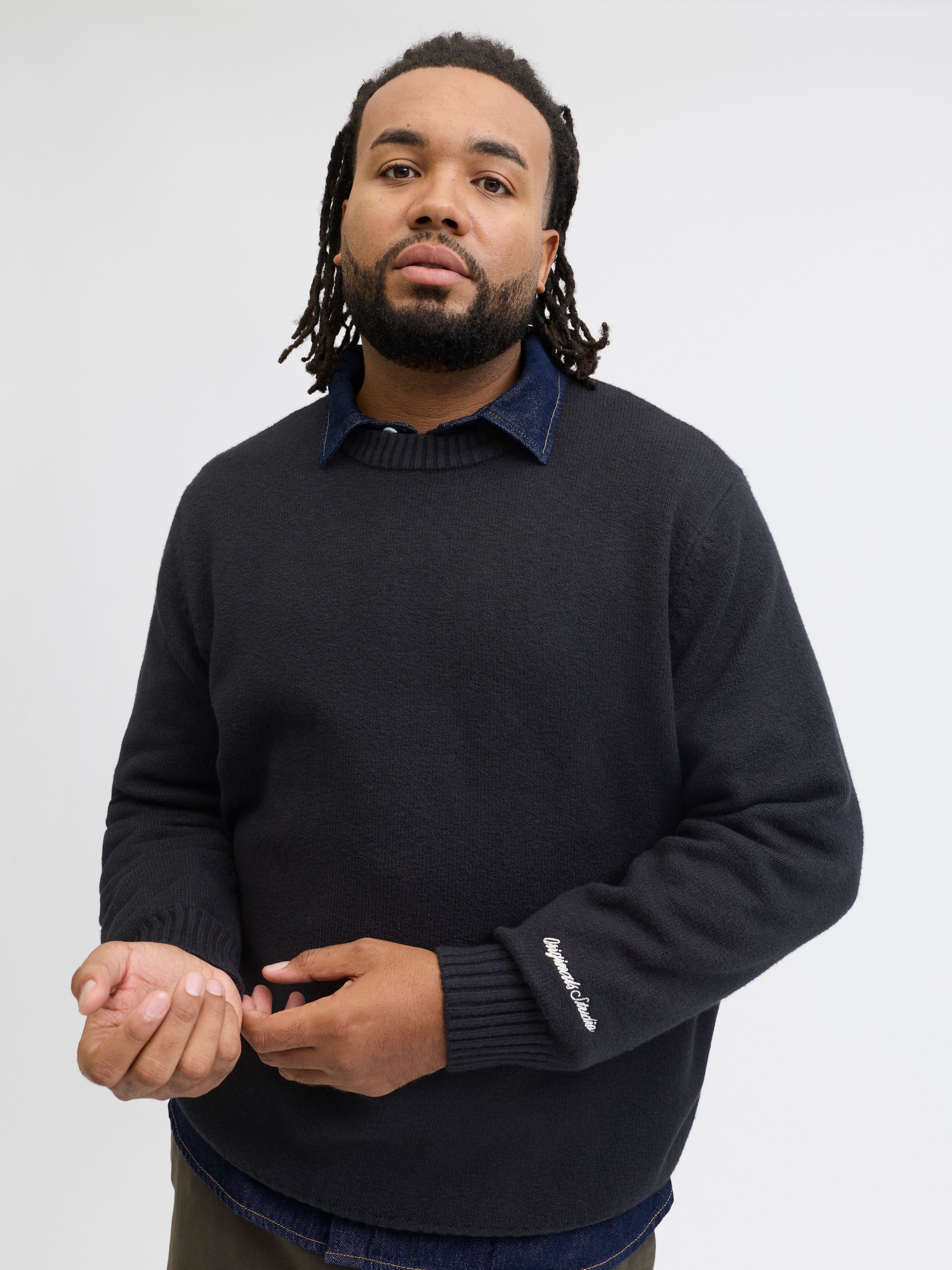 Jack & Jones PlusSize Pull en tricot »JORNORREBRO KNIT CREW NECK PLS«