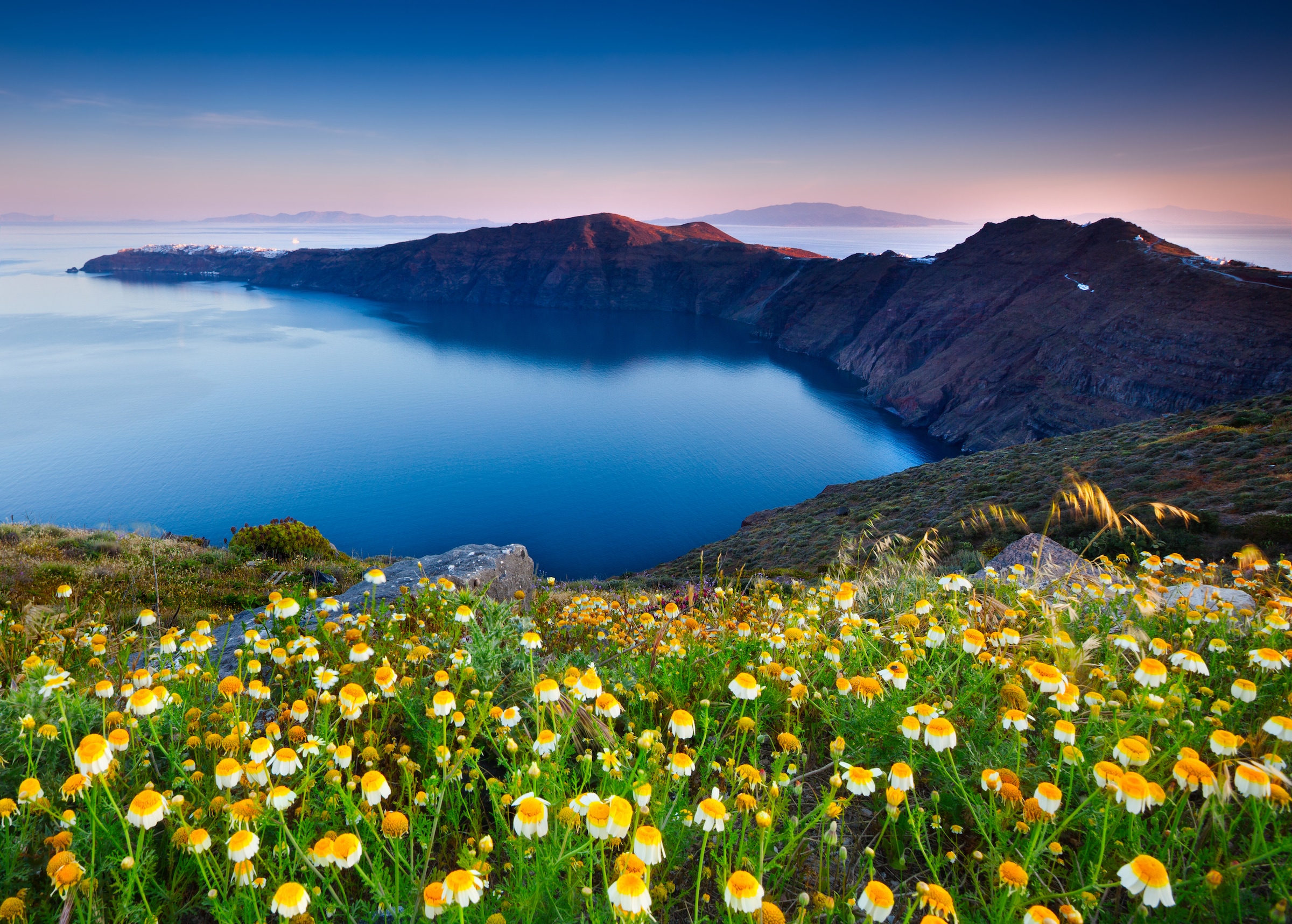 Image of Papermoon Fototapete "Santorini Spring" glatt