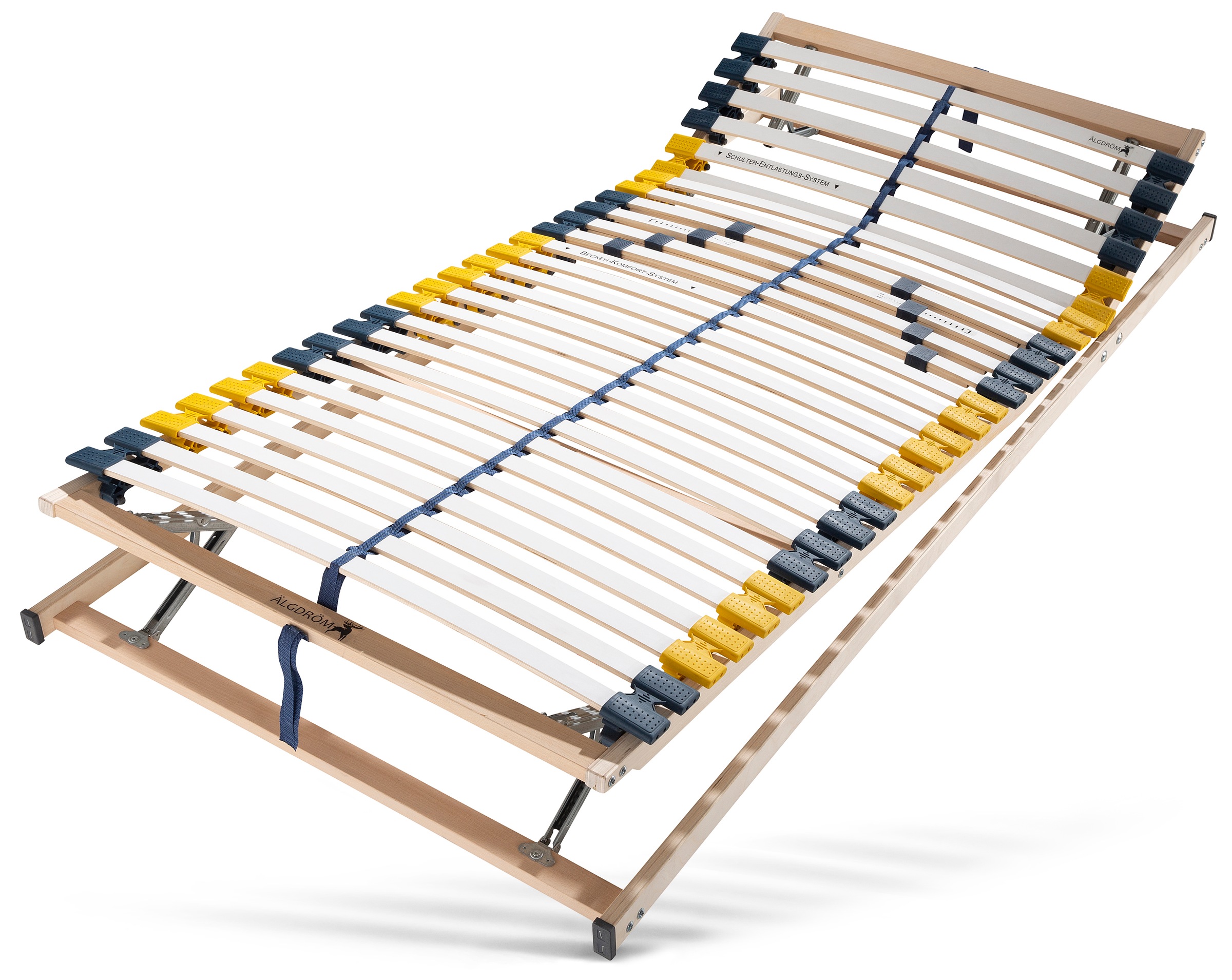 Image of Älgdröm Lattenrost »Storsjön«, (1 St.), Hoher Schlafkomfort dank 7 ergonomischen Liegezonen und manueller Kopf- und Fussteilverstellung bei Ackermann Versand Schweiz