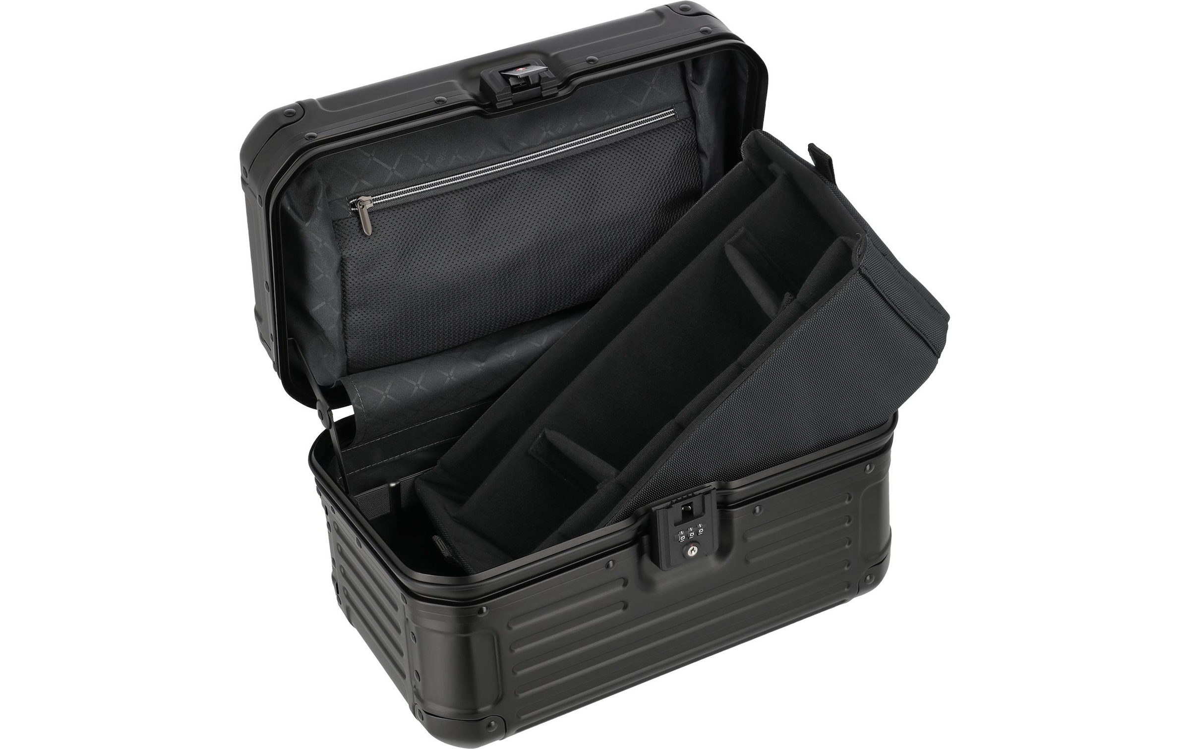 travelite Kosmetikbox »Next Beautycase Alu 19 l Black«