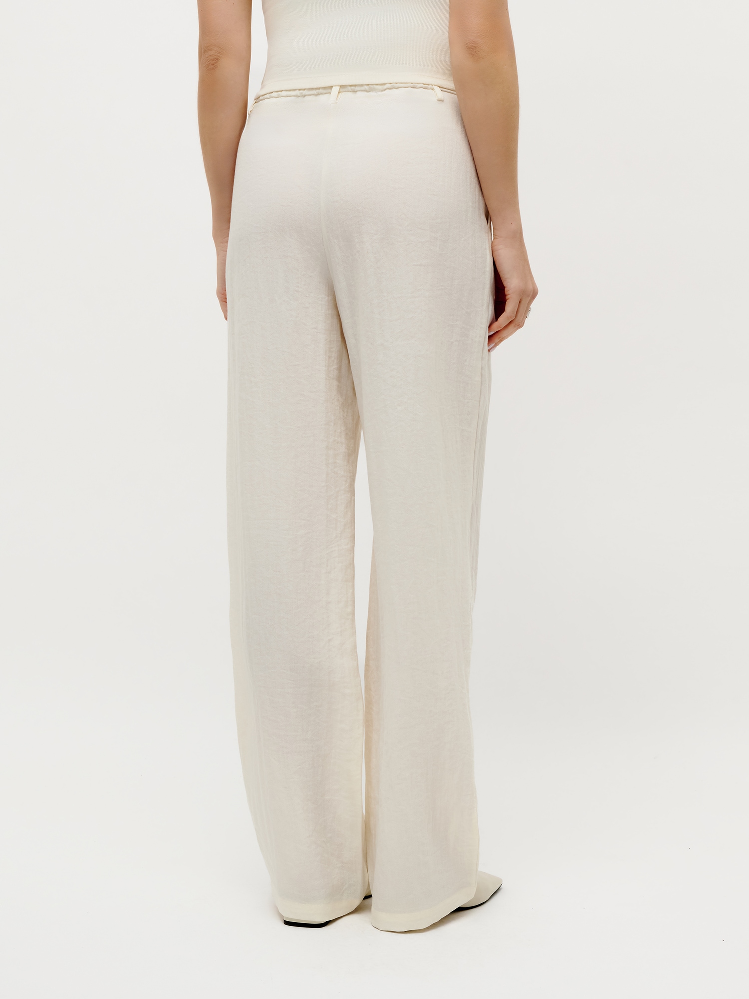 LeGer Pantalon en tissu »Thorina, LeGer by Lena Gercke«  Materialmix aus Viskose und Leinen