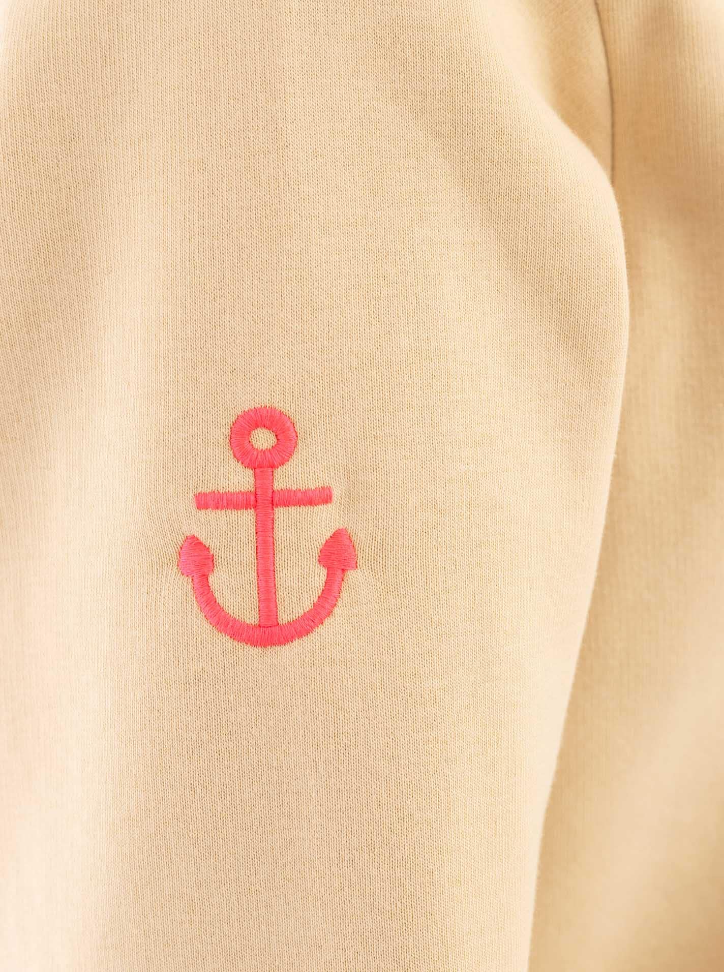 Zwillingsherz Hoodie , Langarm, Kapuze, Neon-Details, Kordelzug, Frontprint, Kängurutasche
