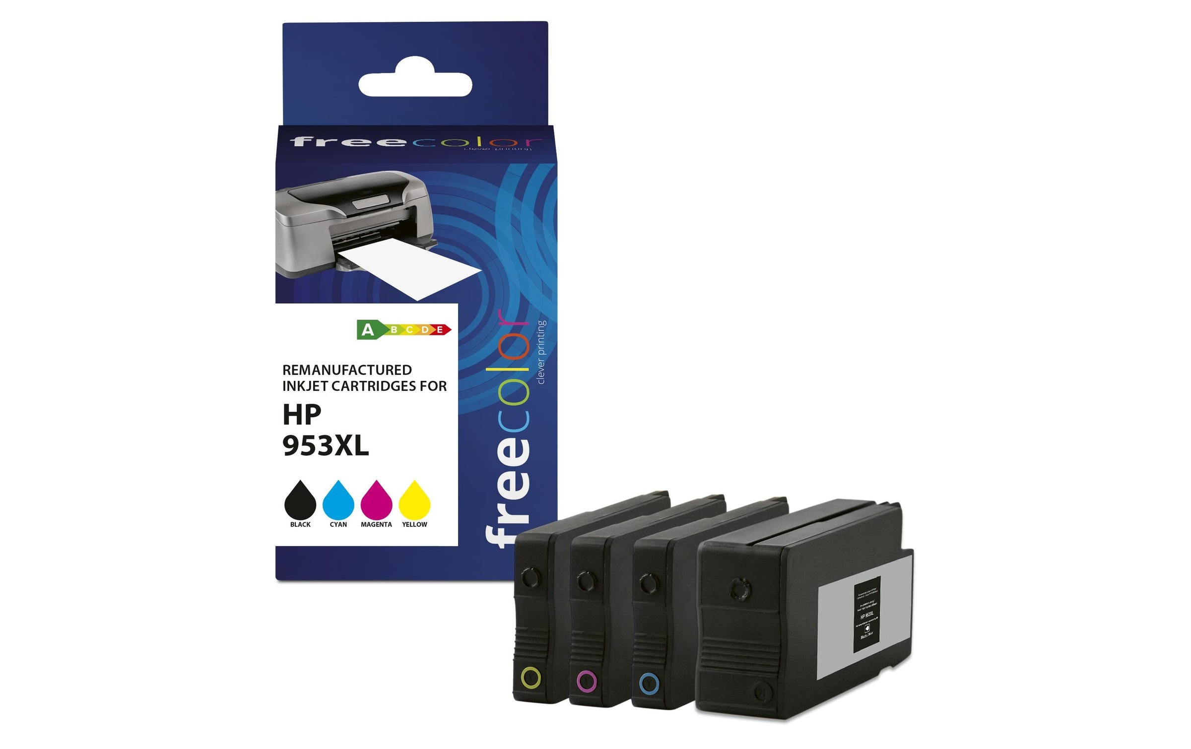 Image of Tintenpatrone "Freecolor HP No. 953 XL Multipack Color"