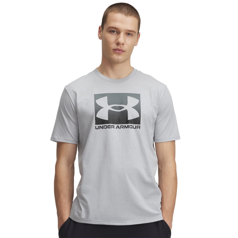 Image of Under Armour T-Shirt "UA M BOXED SPORTS UPDATED SS" sportlicher Stil, Rundhalsausschnitt, aus Baumwolle und Polyester