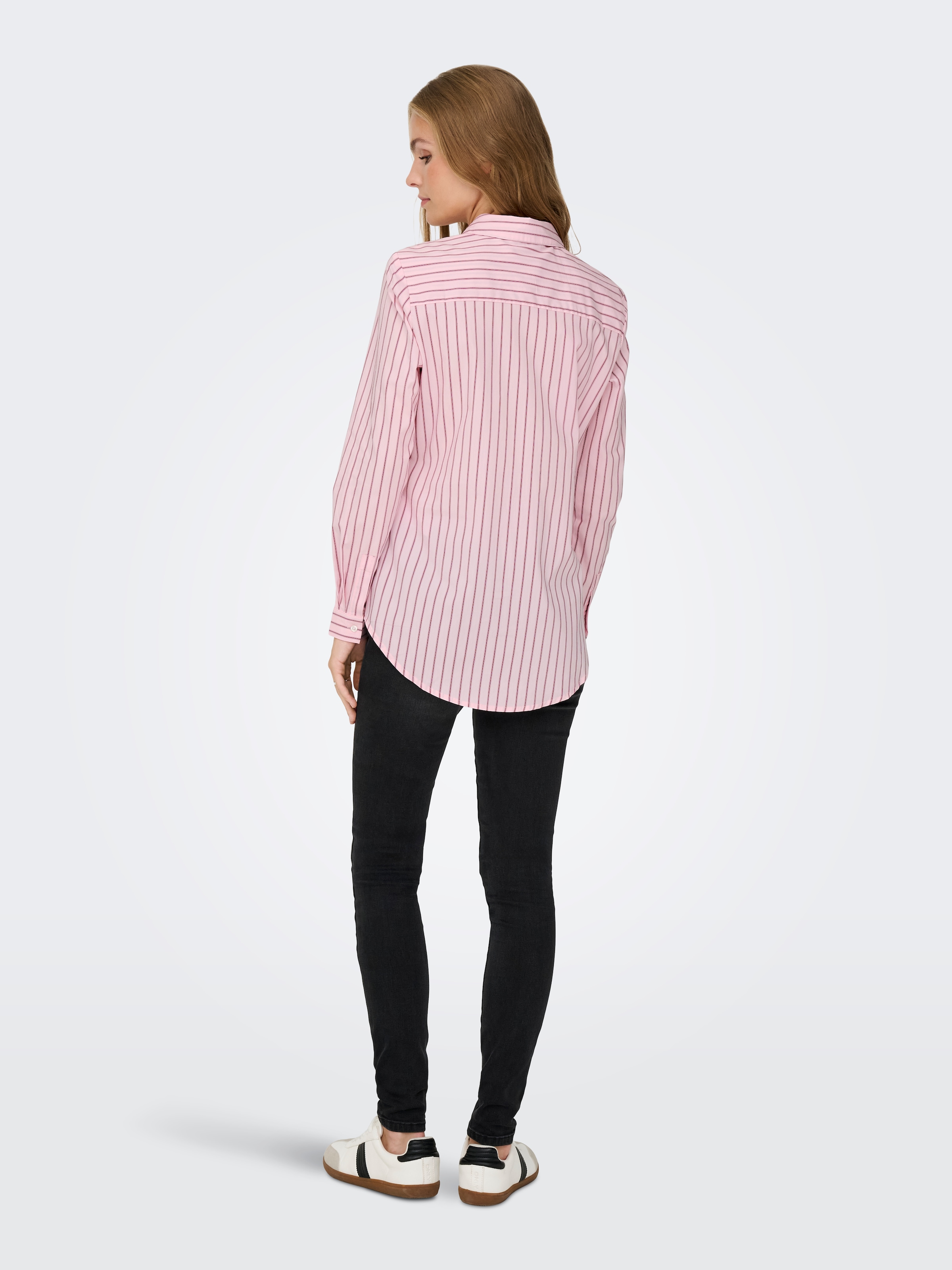 JDY Hemdbluse »JDYMIO L/S SHIRT WVN NOOS« unifarben oder gestreift