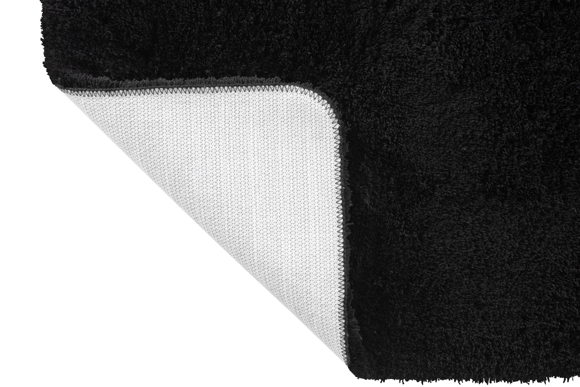 my home Badematte »Merida, Badvorleger, Badezimmer Teppich«, rutschhemmend beschichtet, fussbodenheizungsgeeignet-schnell trocknend-strapazierfähig, Badteppich, Uni Farben, rechteckig, rund & als 2-tlg. Set erhältlich