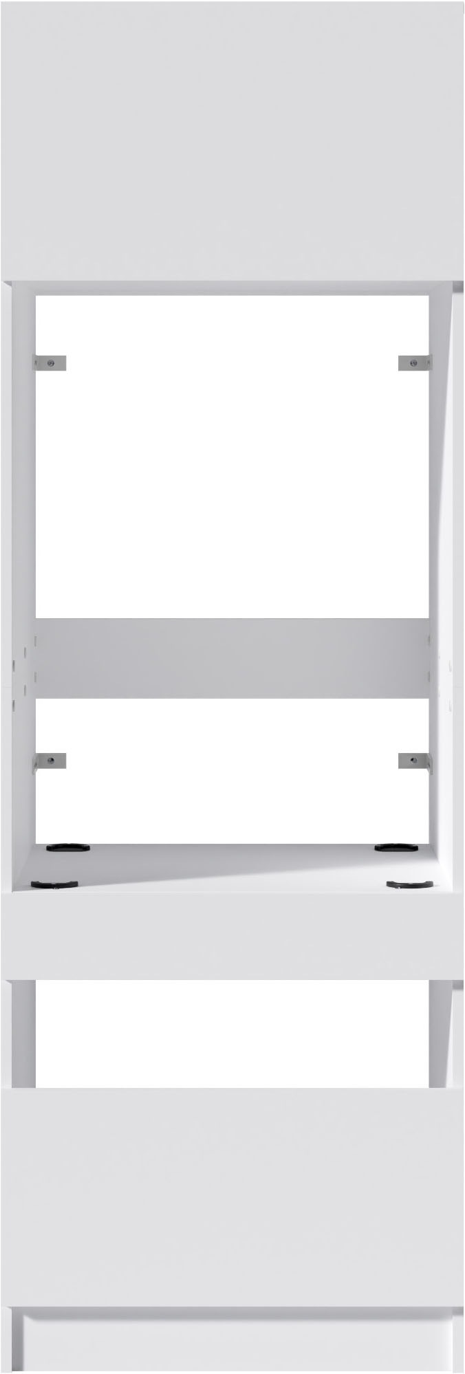 BASIC by Balculina Armoire pour machine à laver »Washhome B/T/H 68x200x68 cm« 1 cuis tlg. largeur 68cm, plateau extensible