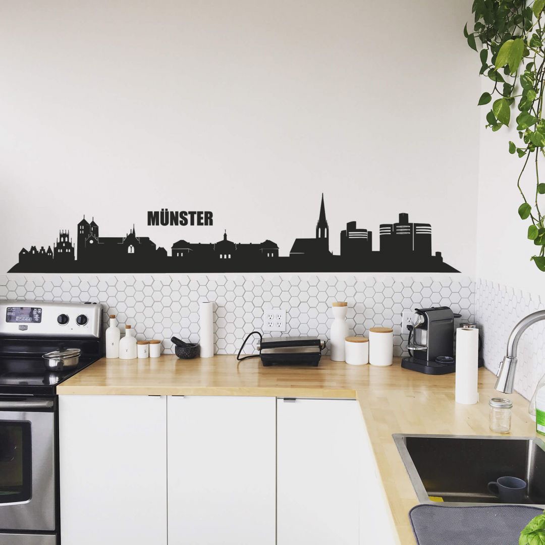 Image of Wall-Art Wandtattoo »XXL Stadt Skyline Münster 120cm«, (1 St.) bei Ackermann Versand Schweiz