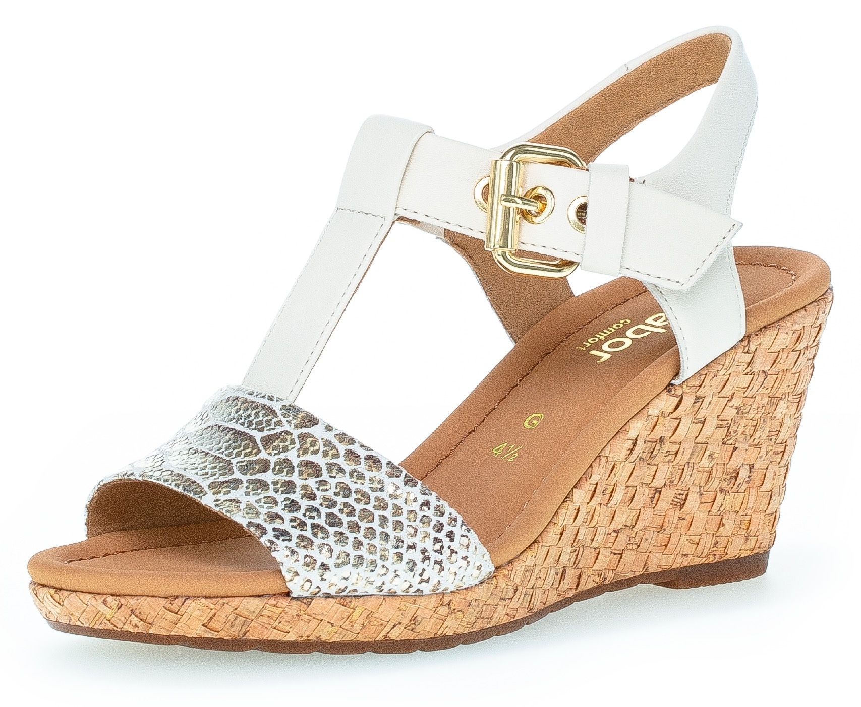 Image of Gabor Keilsandalette, mit Prägung in Schlangenoptik bei Ackermann Versand Schweiz