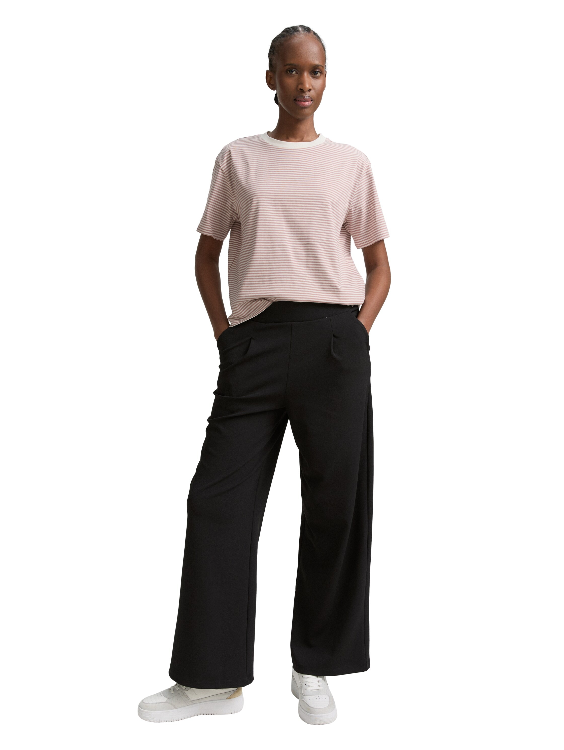 TOM TAILOR Denim T-Shirt, mit Streifen Muster