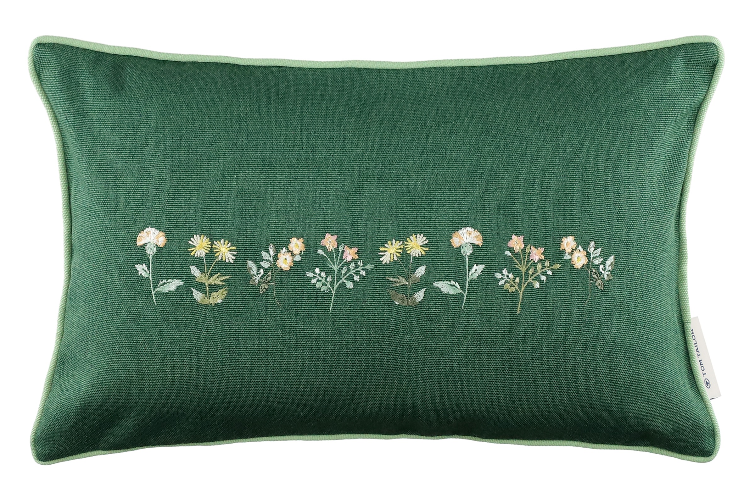 Image of TOM TAILOR HOME Kissenbezug "Meadow" Blickfang mit Blumenstickerei