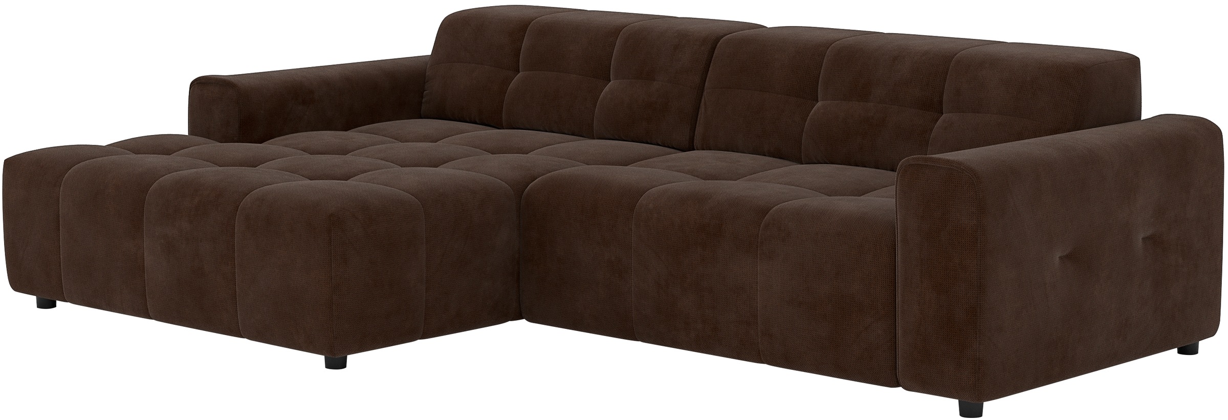 COTTA Ecksofa »Sento L-Form, Breite 280 cm, Chenille-Struktur«