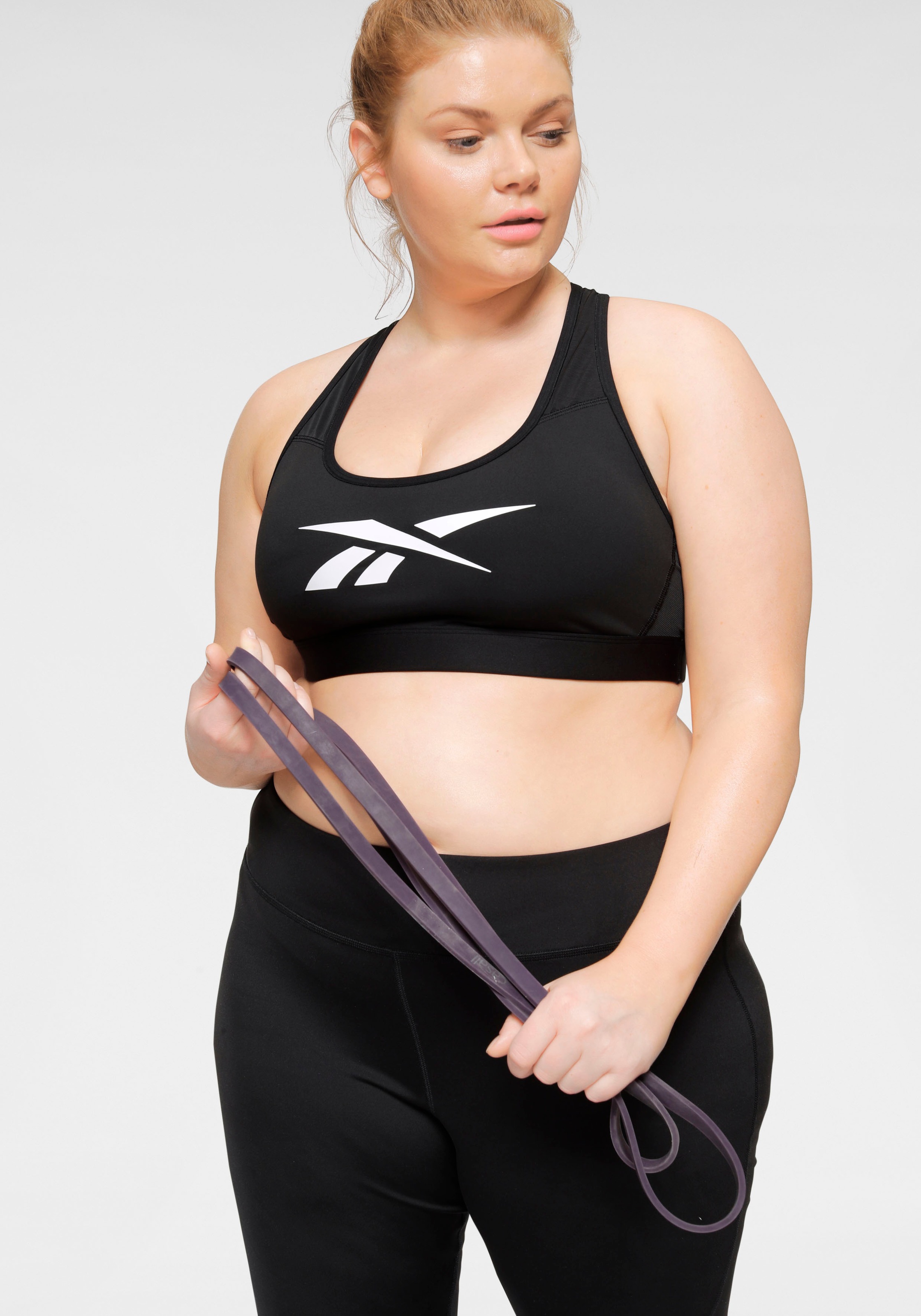 Image of Reebok Sport-Bustier »HERO RACER PAD BRA«, In grossen Grössen bei Ackermann Versand Schweiz
