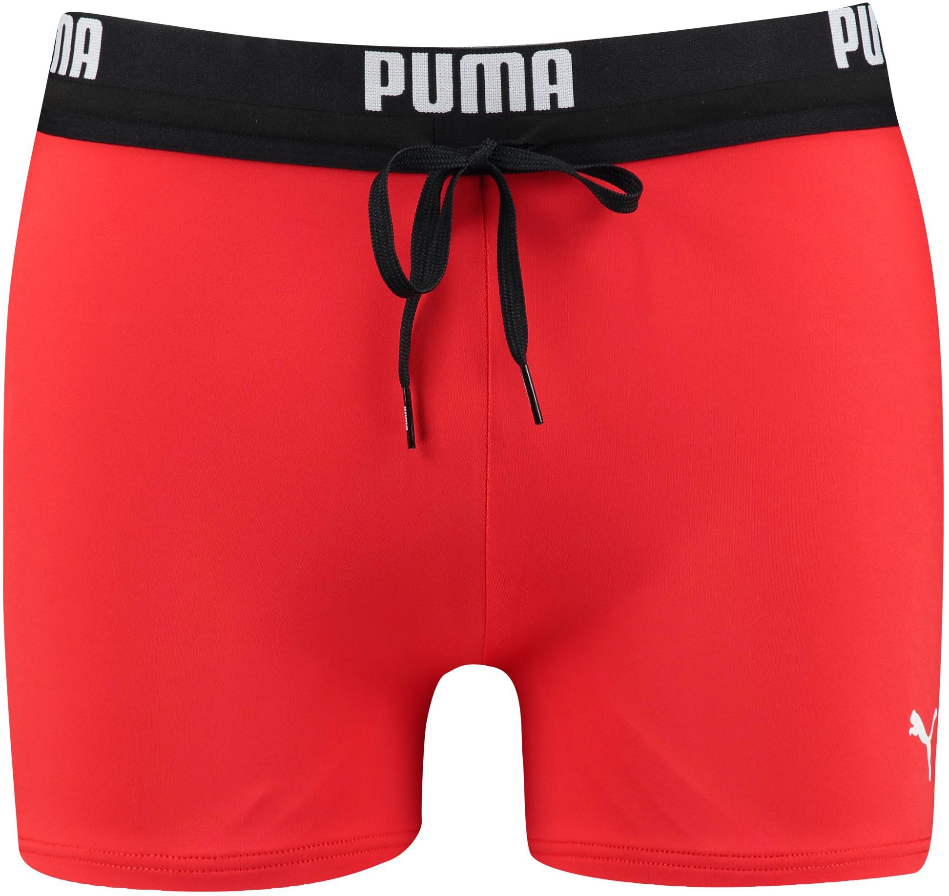 PUMA Badepants »PUMA SWIM MEN LOGO SWIM TRUNK«, elastischer Logobund mit integriertem Kordelzug