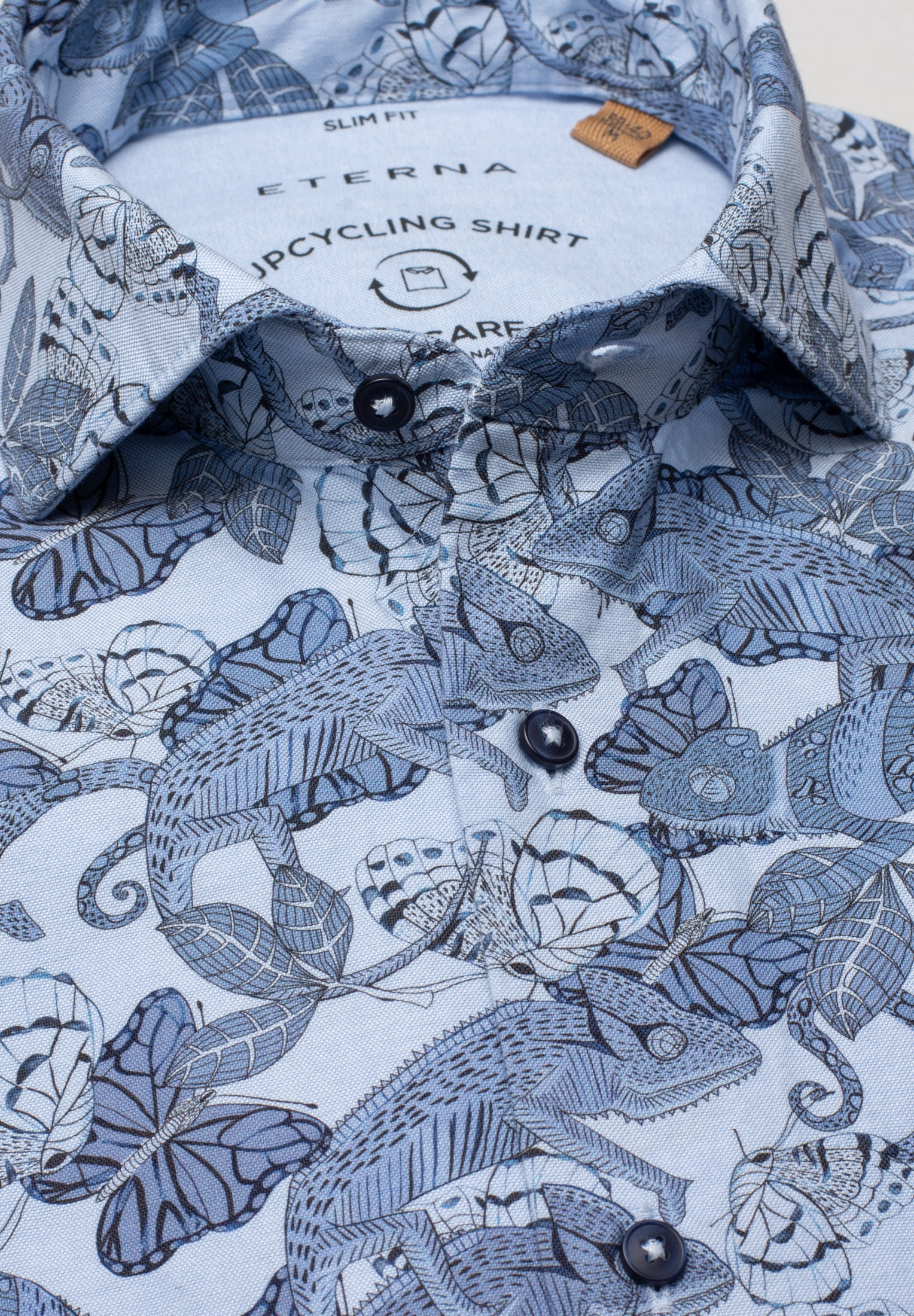 Eterna Kurzarmhemd »SLIM FIT«, EASY IRON (bügelleicht)