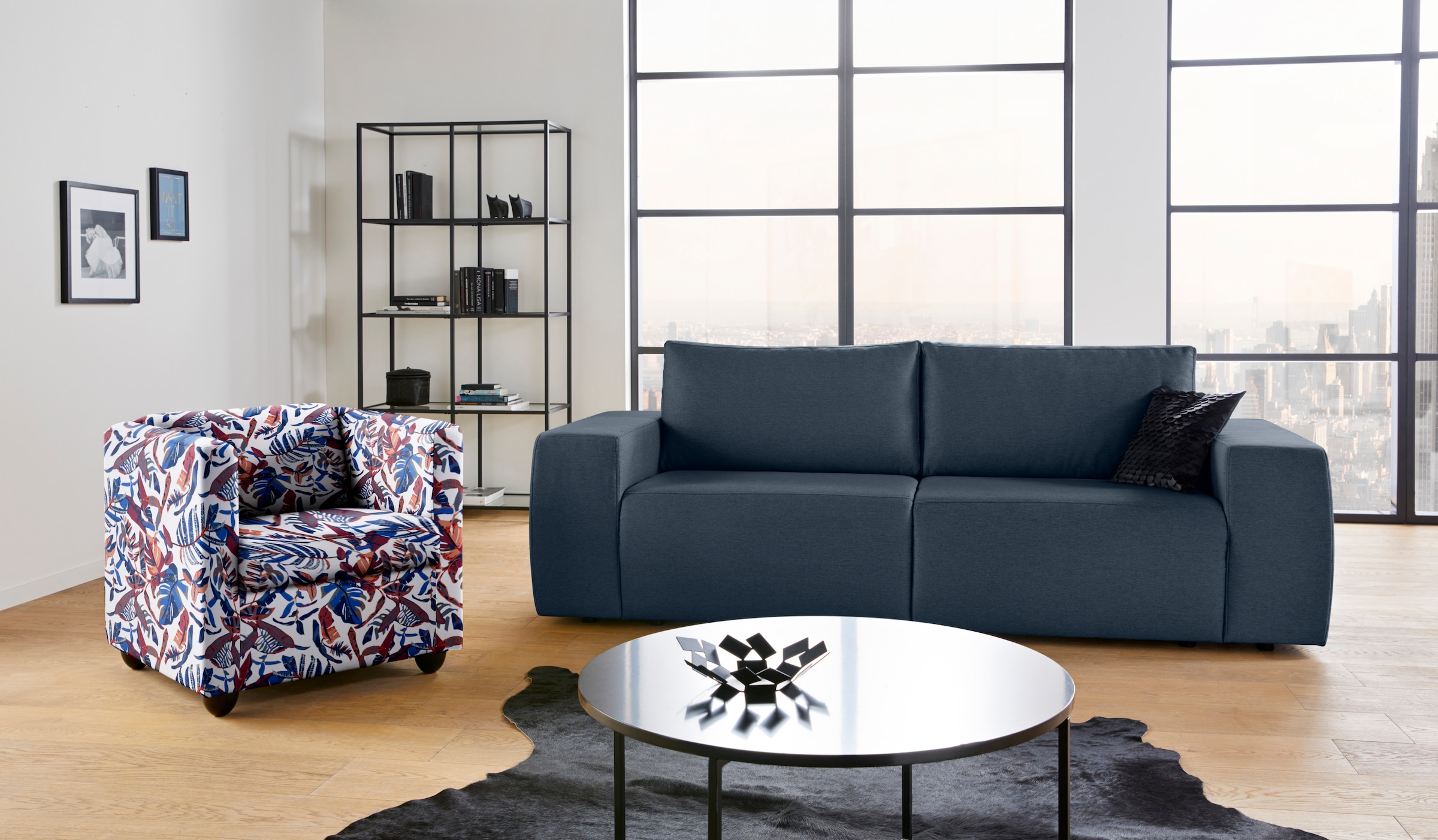 LOOKS by Wolfgang Joop Big-Sofa »LooksII«, geradlinig und komfortabel