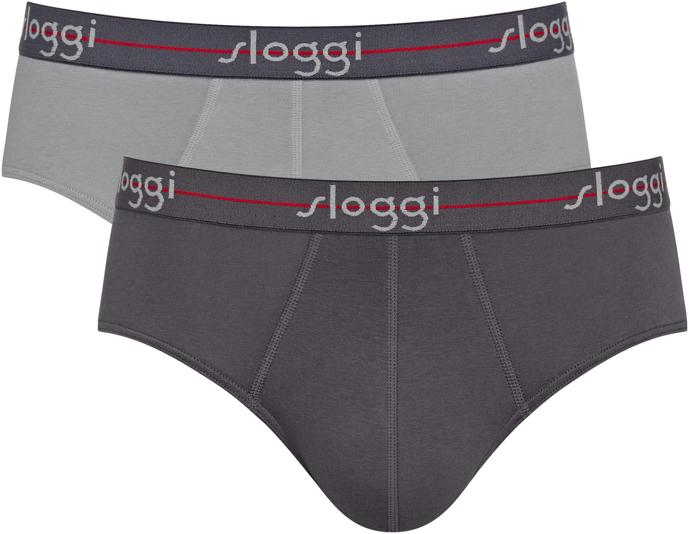 Image of sloggi Midislip "men Start" 2er Pack, sportliche geschnitten, ohne Eingriff, Cotton-Mix