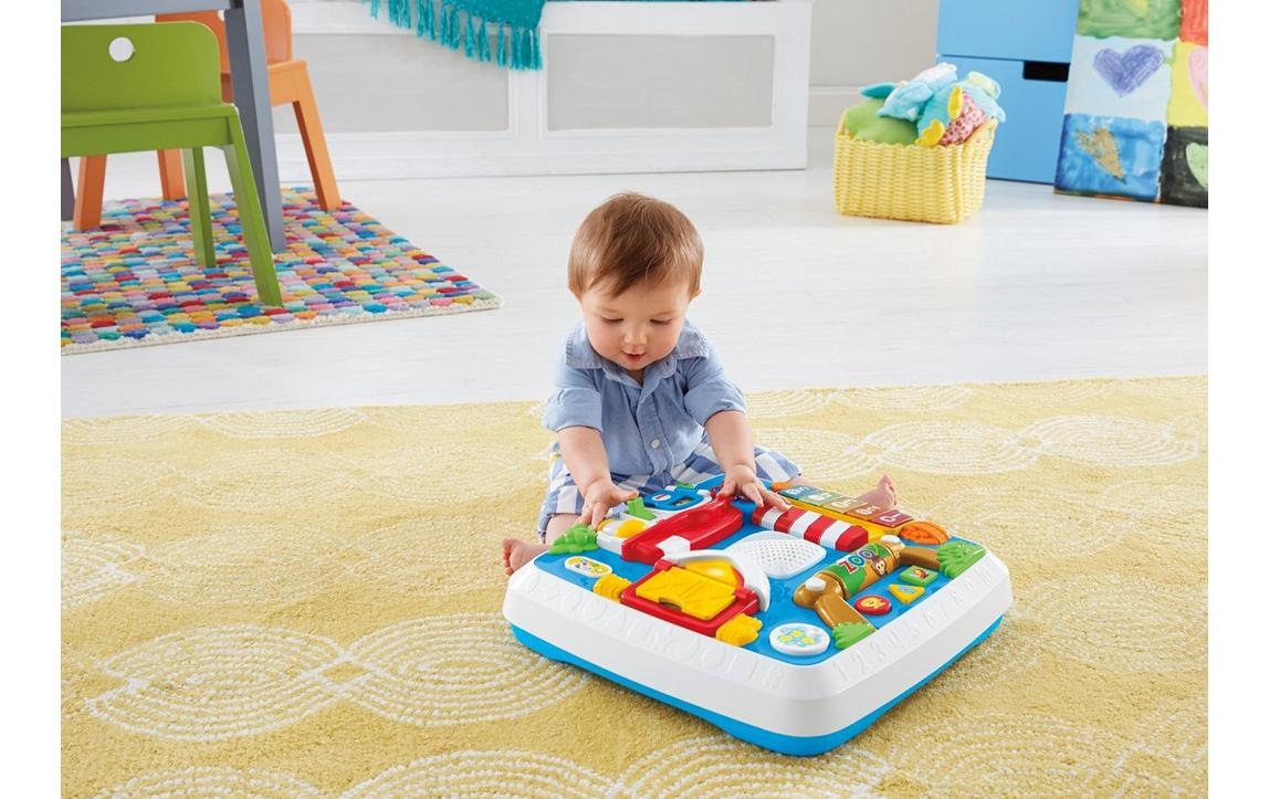 Fisher-Price® Lernspielzeug »Lernspass Spieltisch«, Zum Spielen im Sitzen lassen sich die Beine auch abnehmen