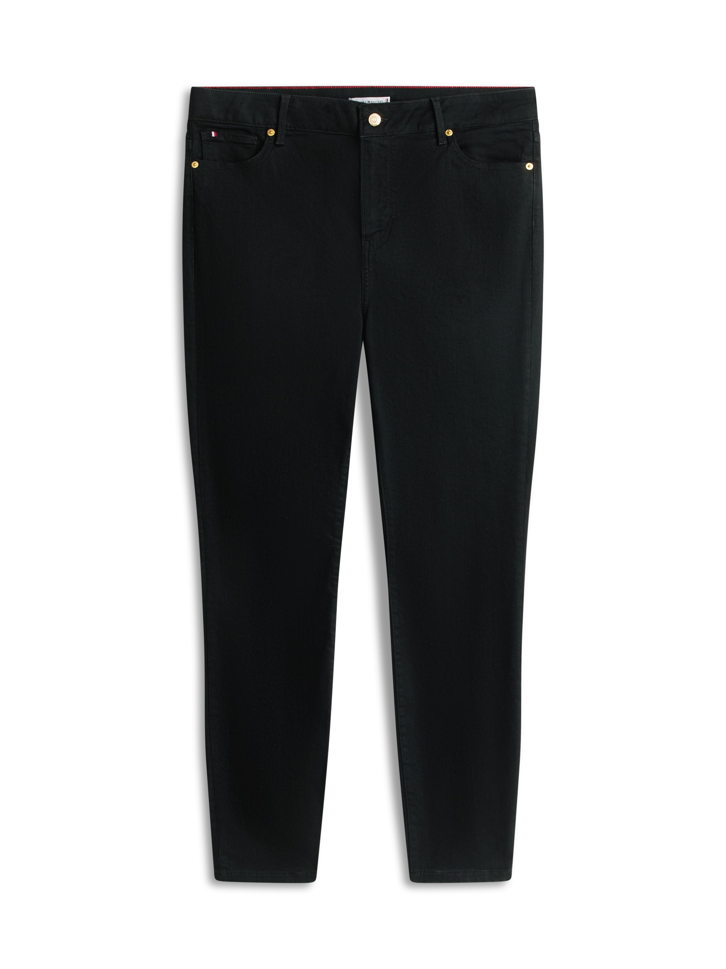 Tommy Hilfiger Curve Skinny-fit-Jeans »CRV DNM BLACK HARLEM U SKINNY HW« in grossen Grössen