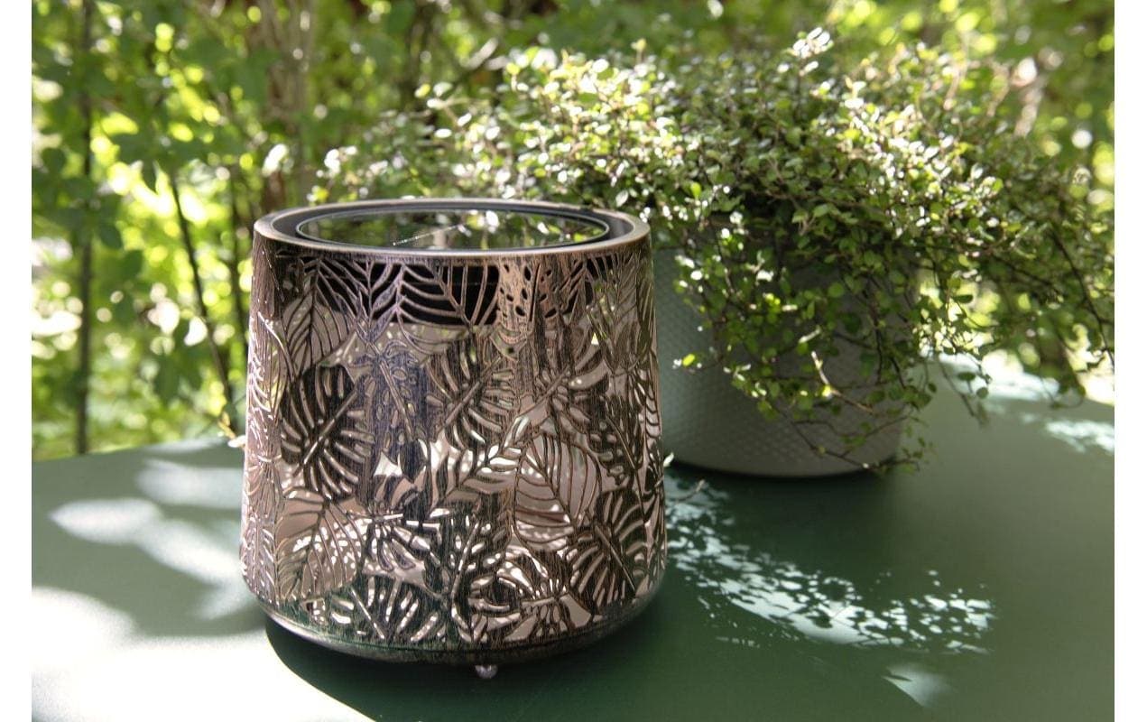 STT Laterne »Antic Mini Jungle Bronze« Dekorative Solar-Laterne aus Metall für Drinnen und Draussen