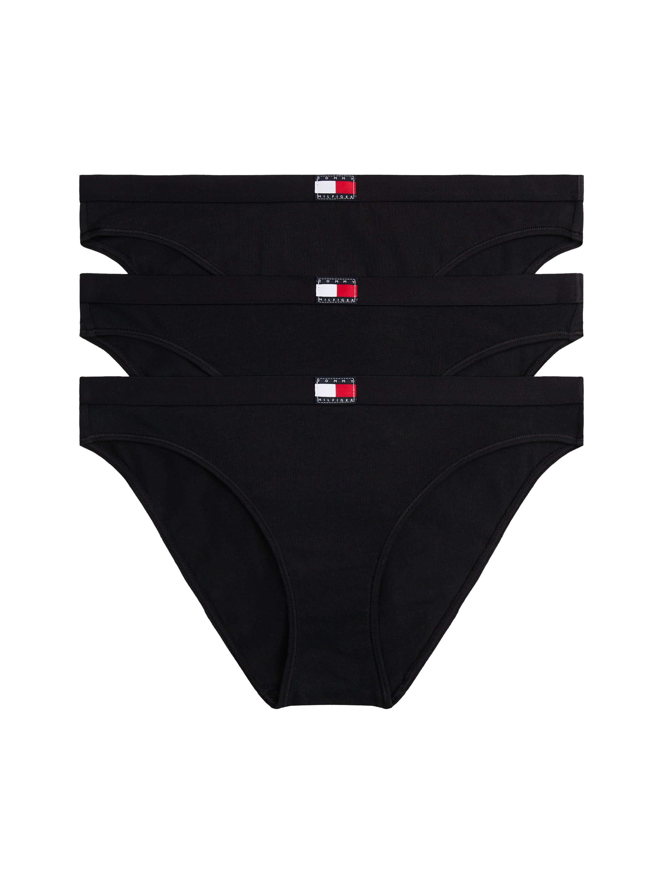 Image of Tommy Hilfiger Underwear Slip "3 PACK BIKINI (EXT.SIZES)" Packung, 3 Stk. Logo am Bund, aus Baumwoll-Stretch