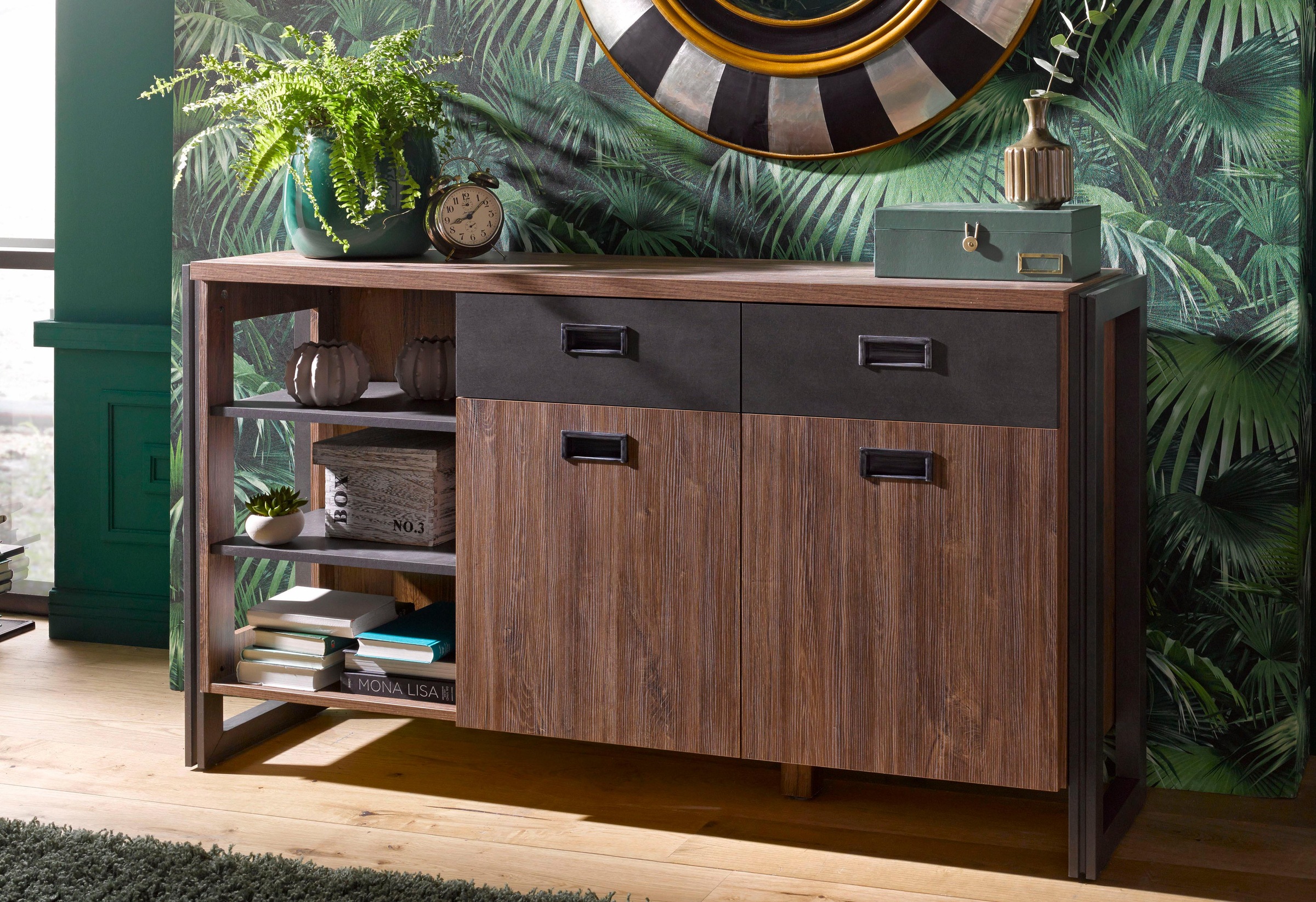 Image of Home affaire Sideboard »Detroit«, Breite 150 cm, im angesagten Industrial Look bei Ackermann Versand Schweiz