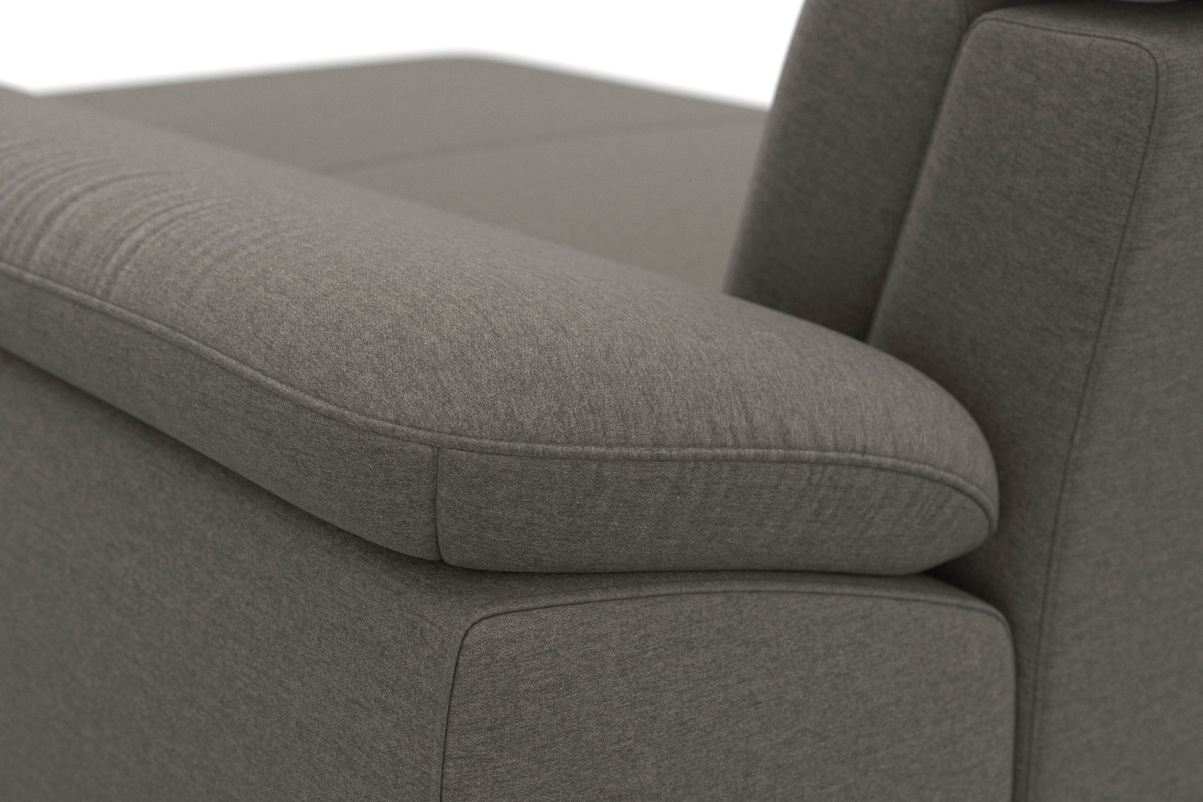 sit&more Wohnlandschaft »Cabrio U-Form, B: 359 cm, mit Sitztiefen-, Arm- & Kopfteilverstellung« 3 Nierenkissen, Federkern, optional Bettfunktion und Stauraum