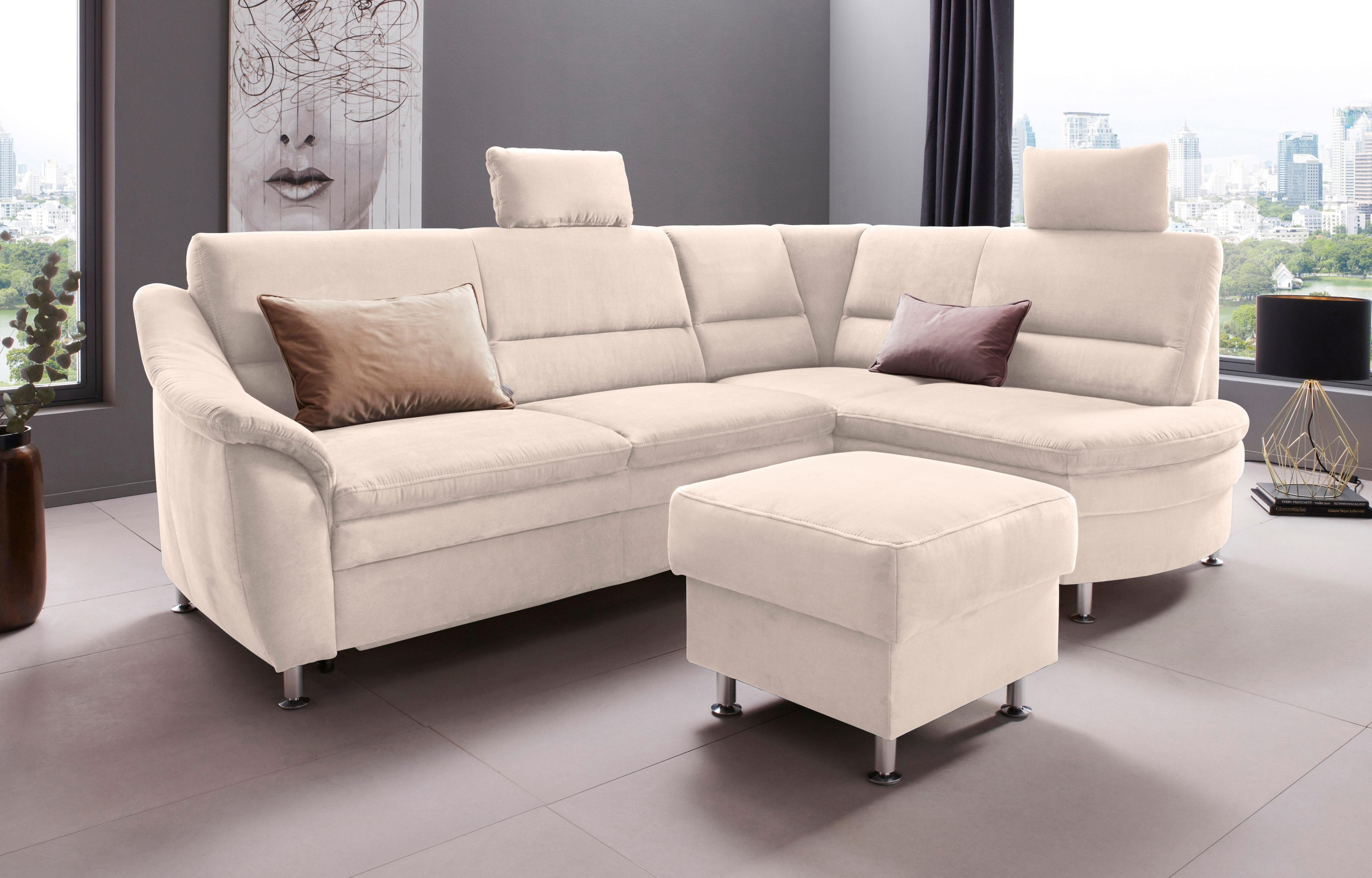 Places of Style Hocker »Cardoso«, mit Stauraum, passend zur Serie