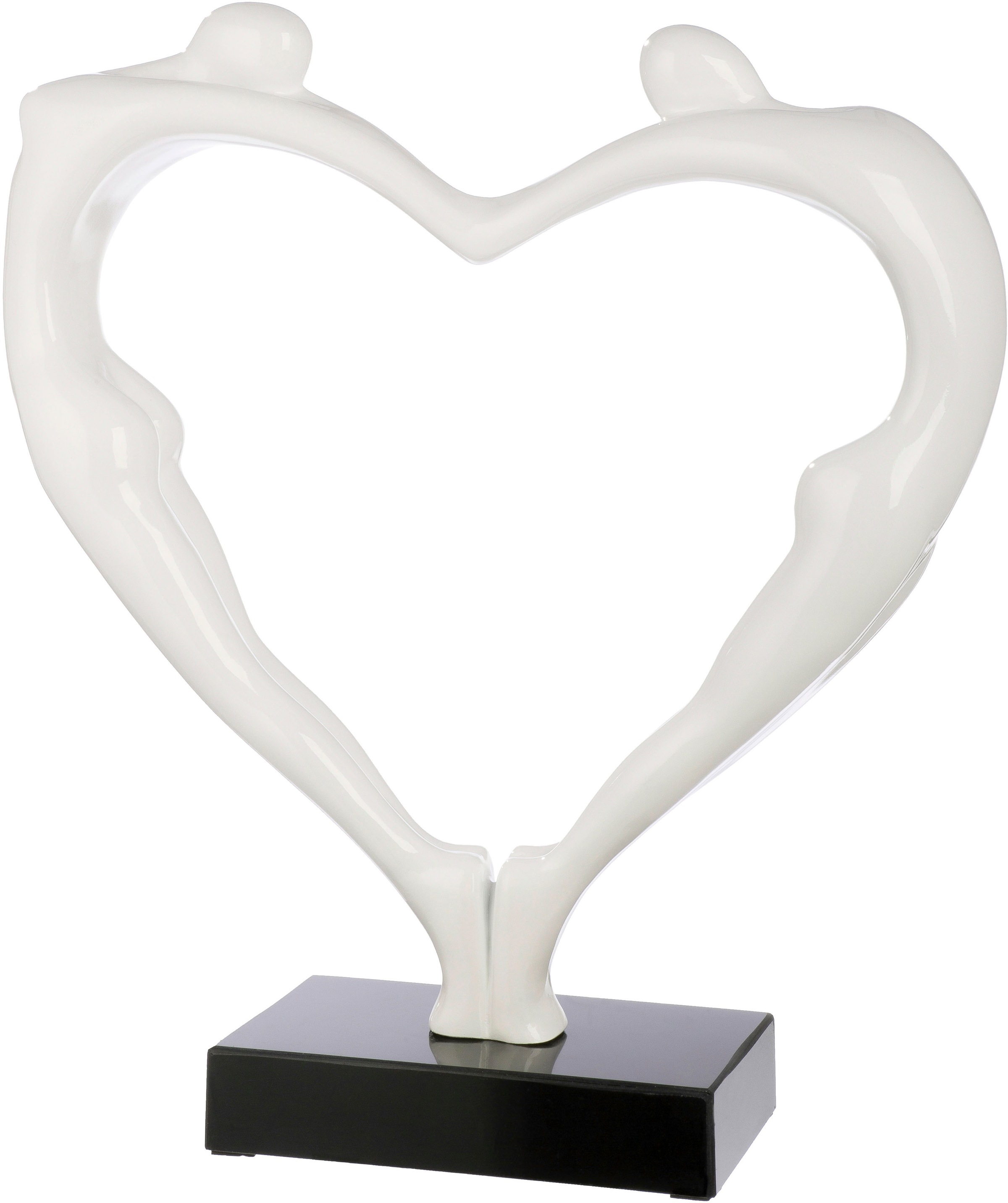 Casablanca by Gilde Figurine de décoration »Skulptur Herzpaar«