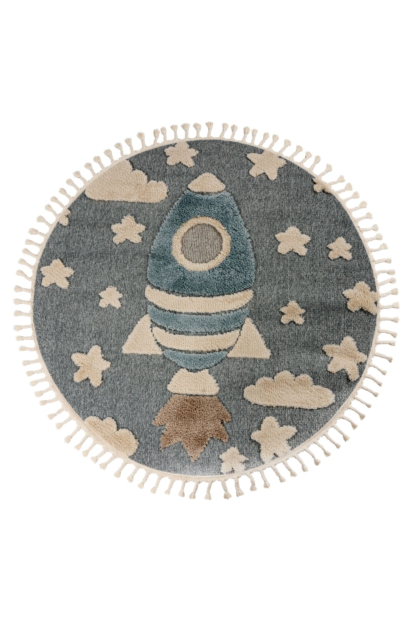 Image of Kayoom Kinderteppich "Modena 416" rechteckig 11 mm Höhe auch in rund, Kurzflor, Hoch Tief, mit Fransen