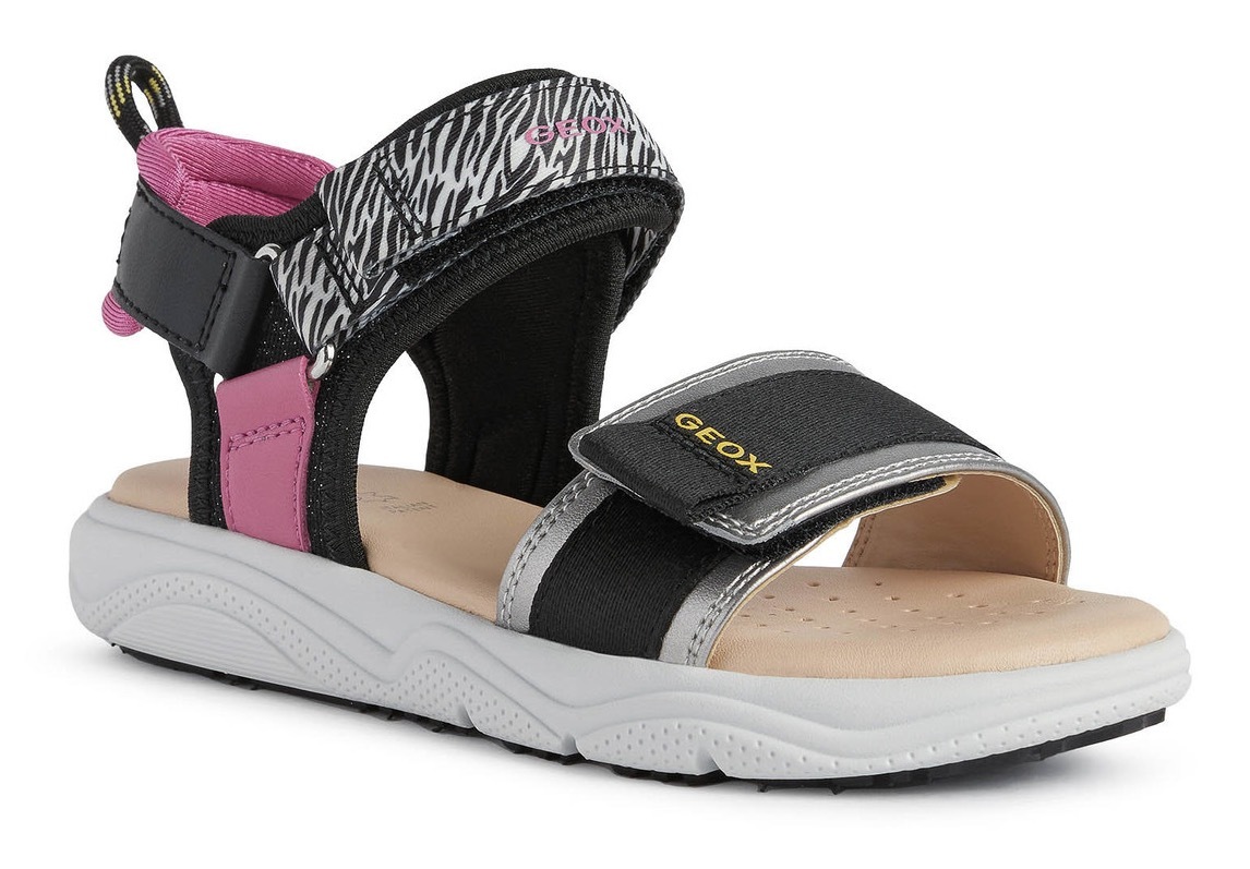 Image of Geox Kids Sandale »J SANDAL DEAPHNE GIRL«, Mit Animalprint-Besatz bei Ackermann Versand Schweiz