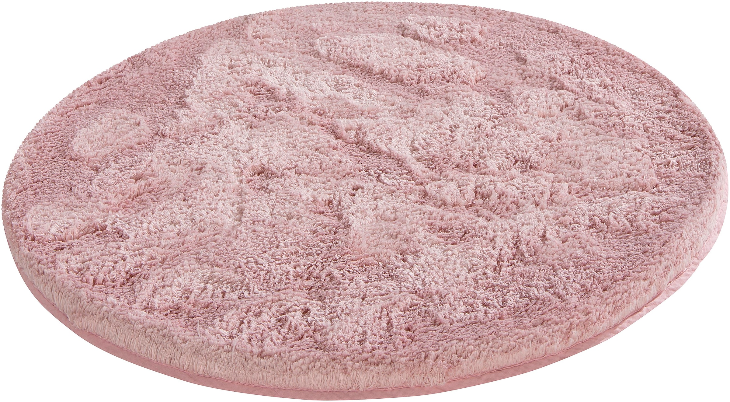 my home Badematte »Jos, Badvorleger, Badezimmer Teppich«, rutschhemmend beschichtet, fussbodenheizungsgeeignet-schnell trocknend, Badematten in Pastell-Farben, Badteppich als 3 teiliges Set erhältlich