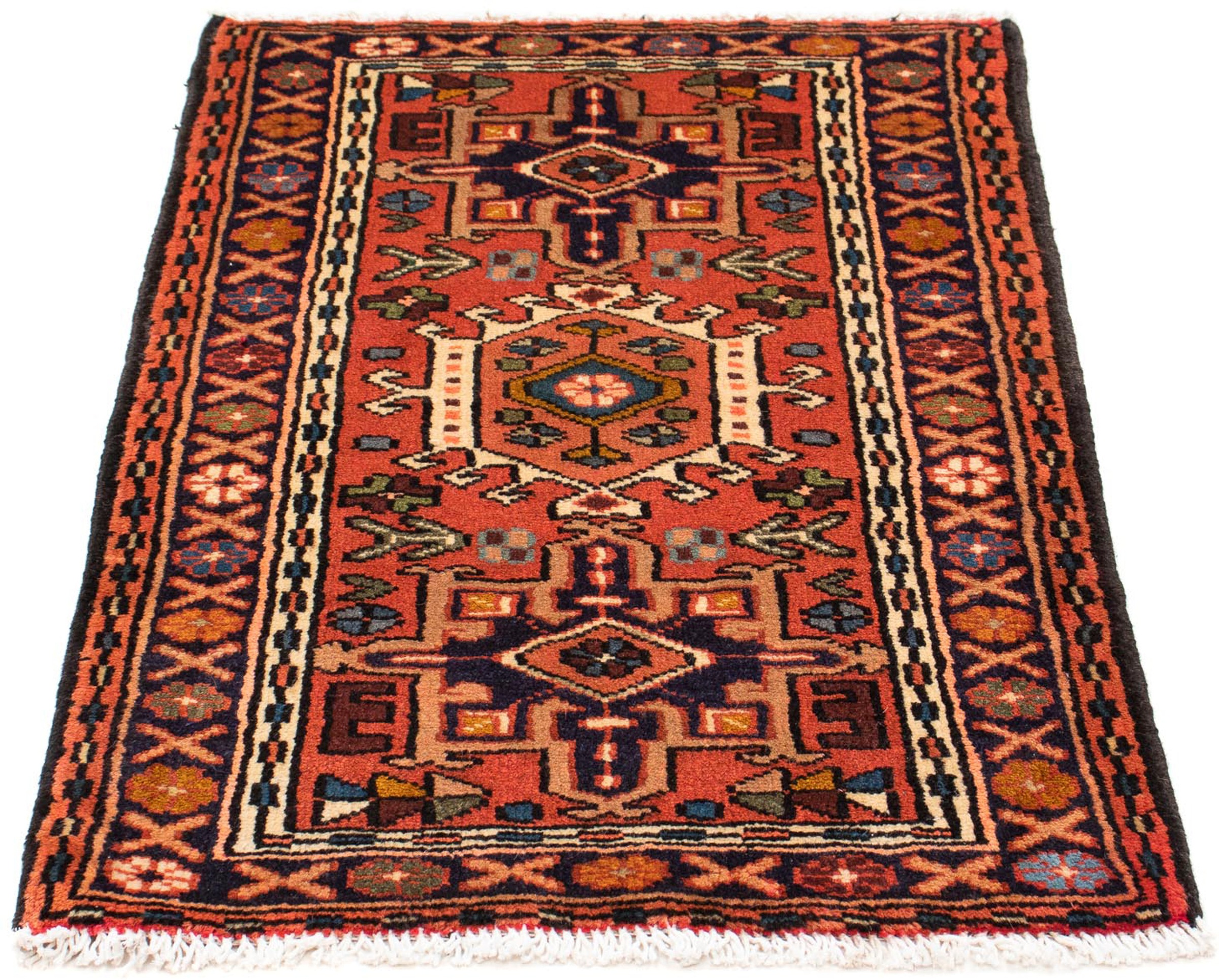 Image of morgenland Orientteppich »Perser - Nomadic - 100 x 65 cm - hellrot«, rechteckig, 10 mm Höhe, Wohnzimmer, Handgeknüpft, Einzelstück mit Zertifikat bei Ackermann Versand Schweiz