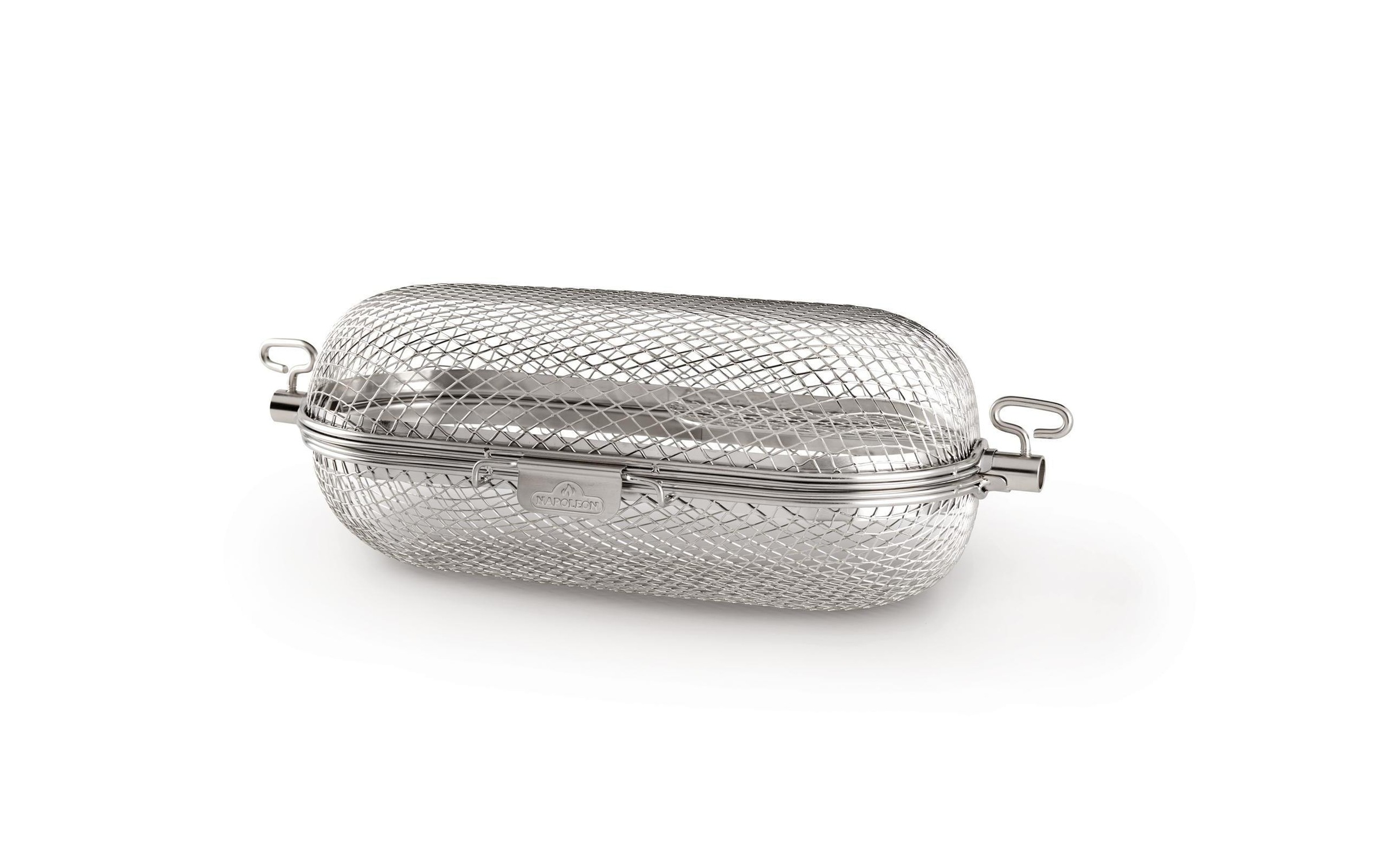 Image of Grillrosteinsatz "Napoleon Drehspiess-Korb" Edelstahl