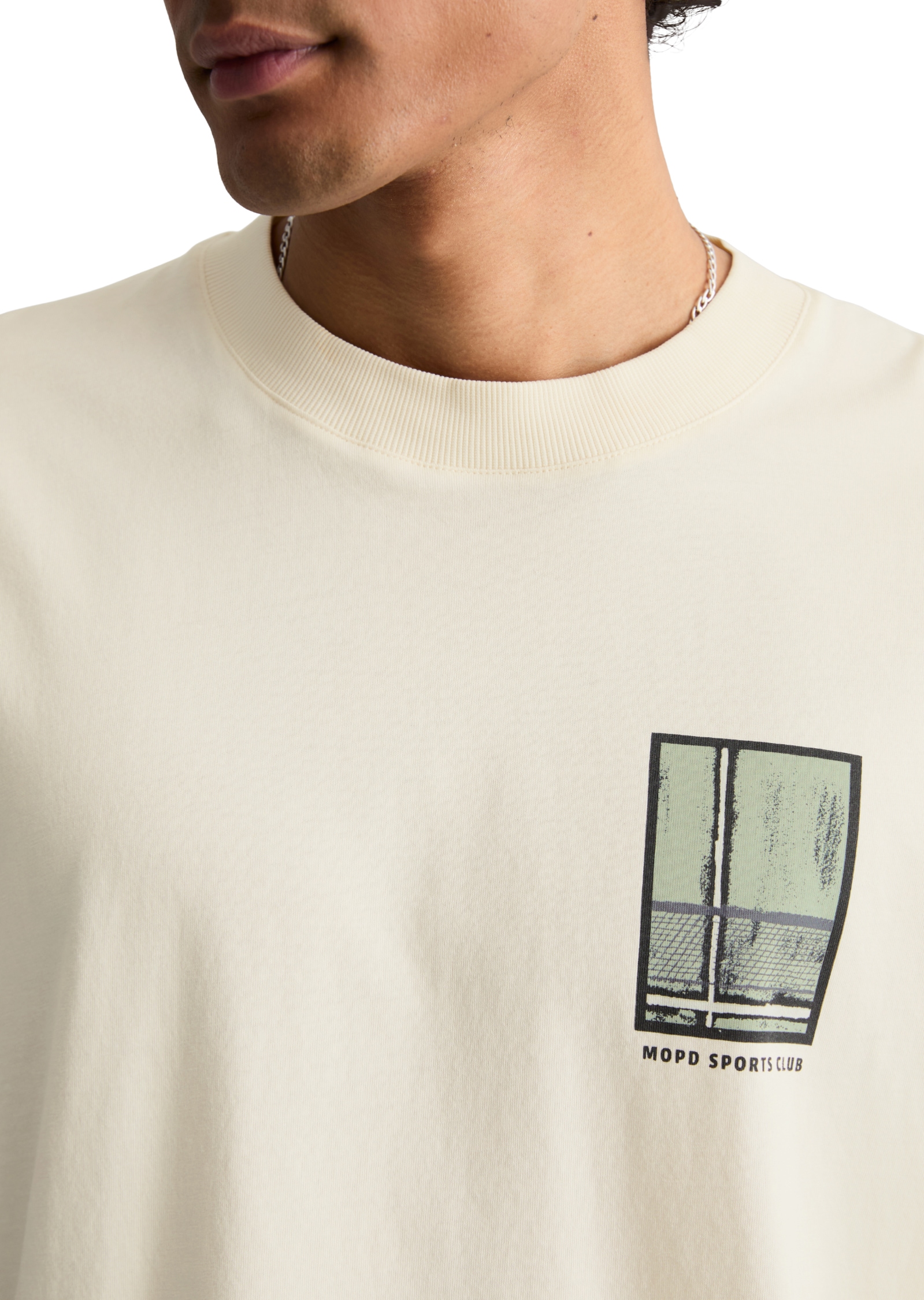 Marc O'Polo DENIM T-shirt relaxed fit mit Rückenprint