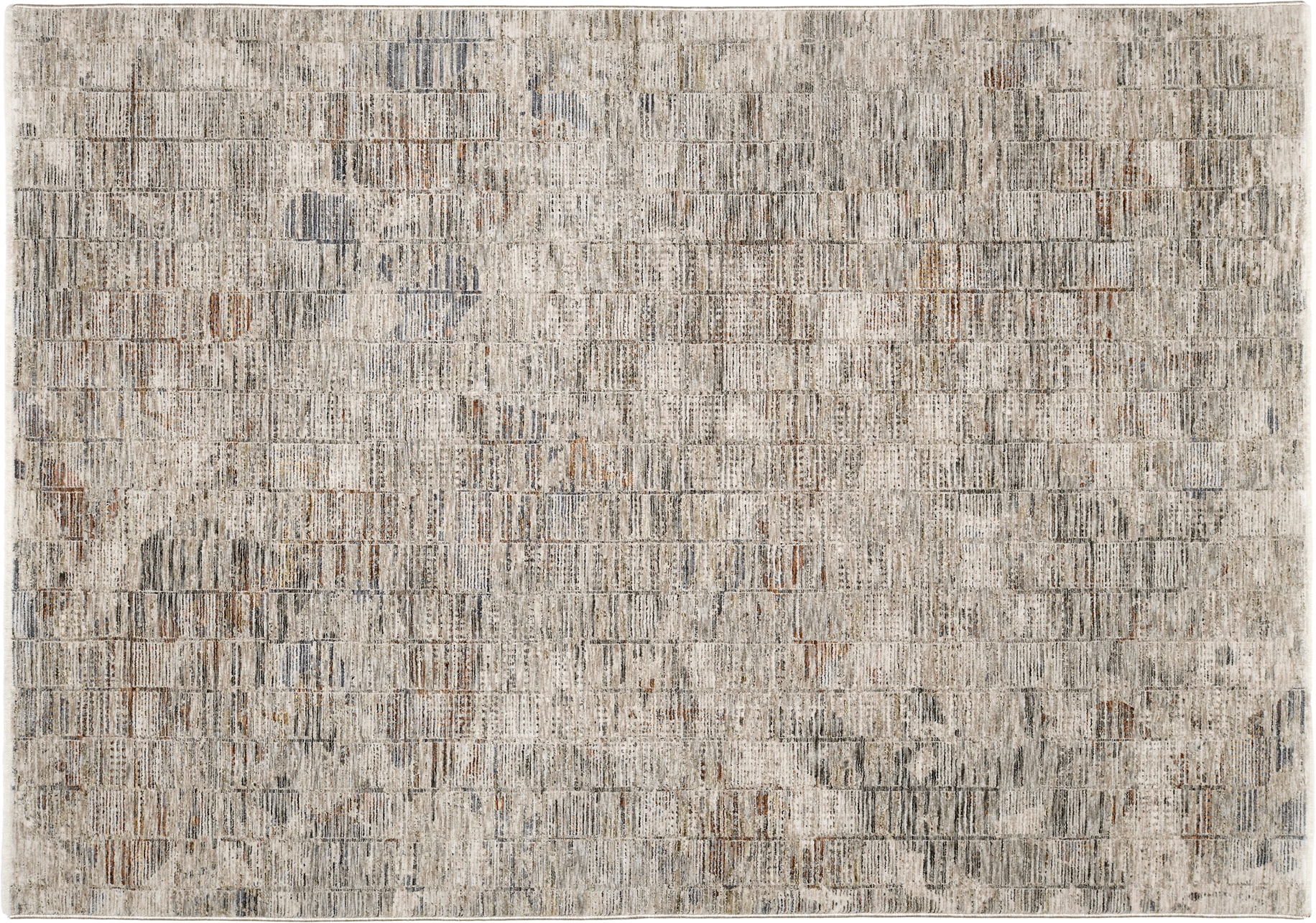 OCI DIE TEPPICHMARKE Tapis »OMEN GRID , auch in quadratischer Form« Rectangulaire 6 mm Höhe Tapis design à poils courts, léger brillant, avec franges, salon