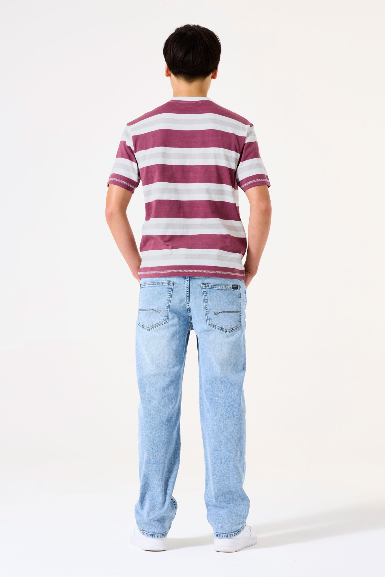 Garcia T-Shirt mit Streifen Muster