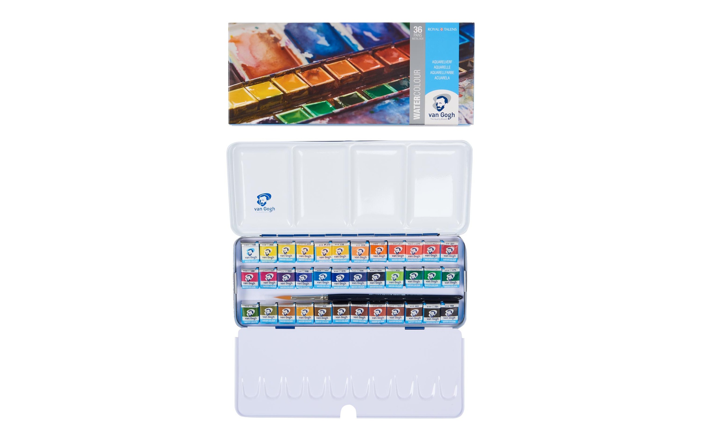 Aquarellfarbe »Van Gogh Malkasten 36er-Set, Mehrfarbig«