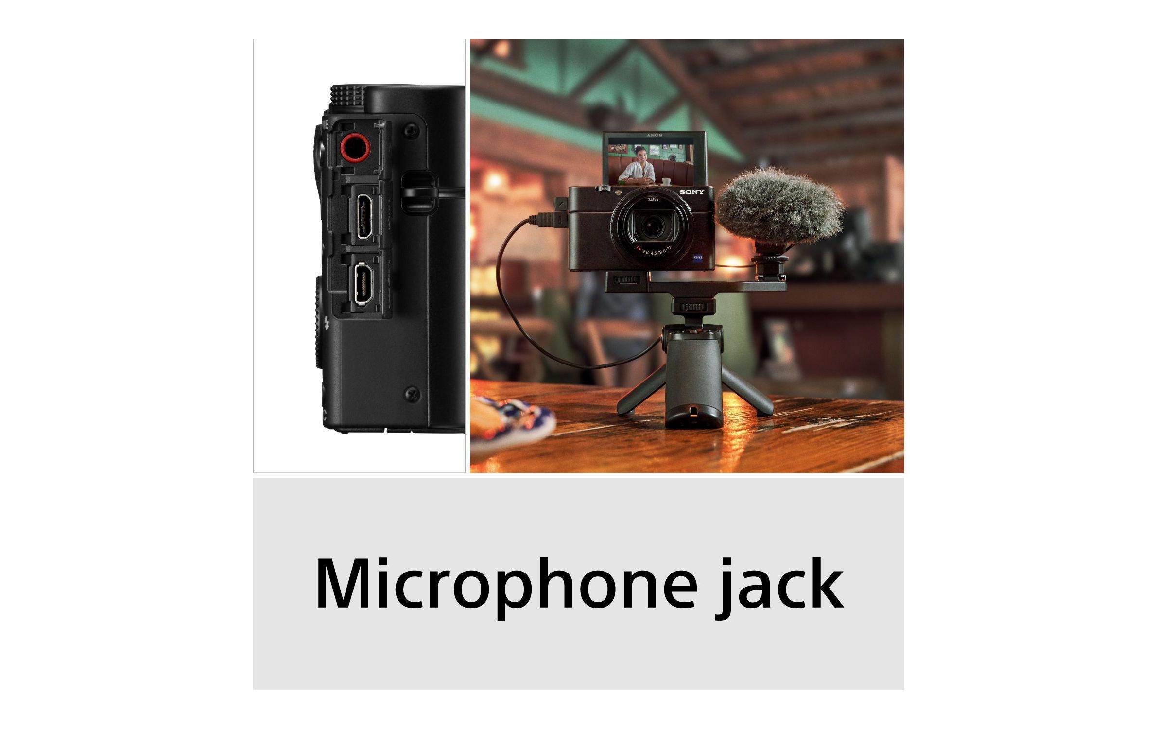 Sony Kompaktkamera »DSC-RX100M7«, automatischer Fokus, 8 fachx opt. Zoom, Bluetooth-WLAN, Bildsstabilisator, elektronischer Bildsucher