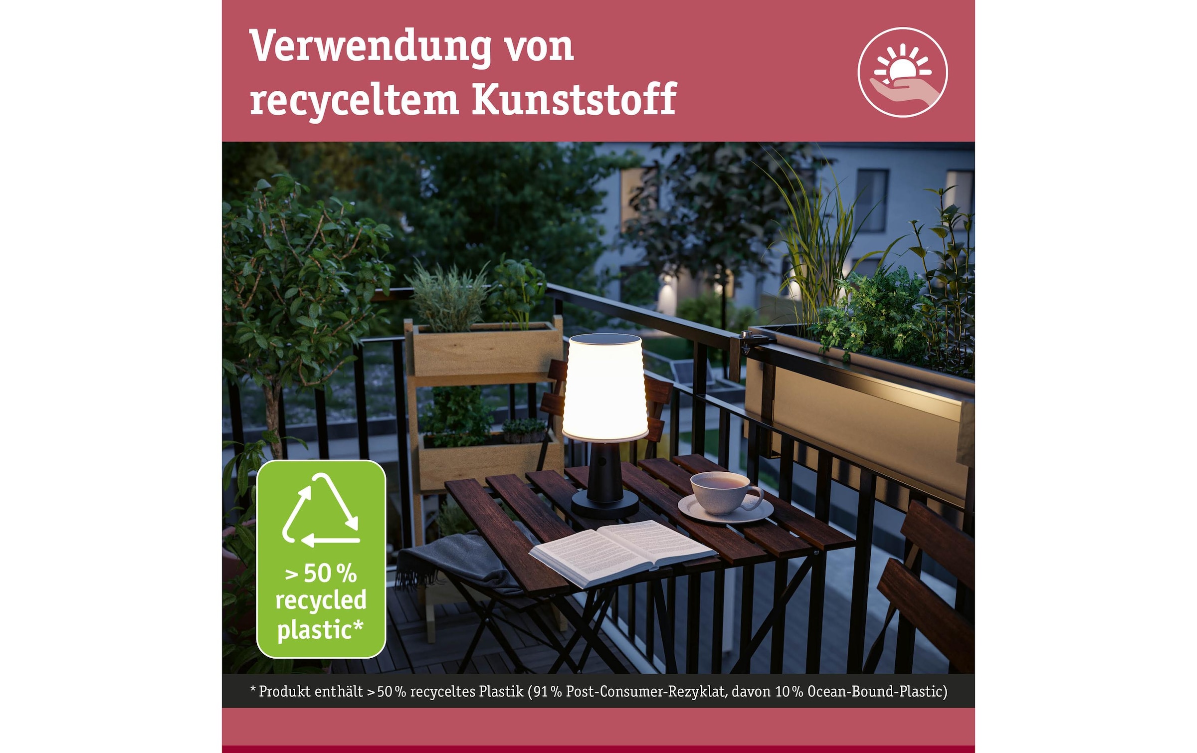Paulmann Tischleuchte »Solar LED Ilanga«