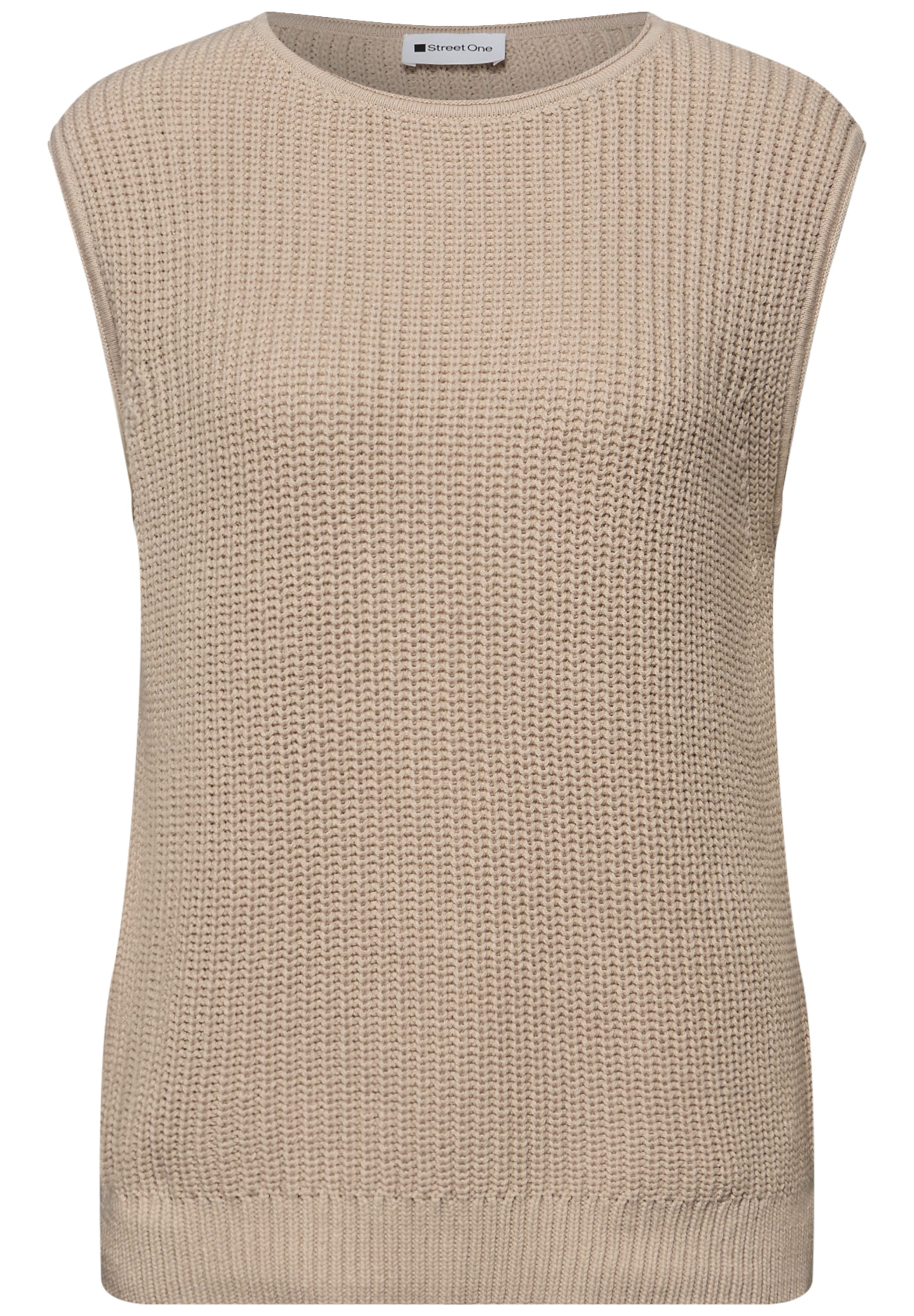 STREET ONE Pullunder in Strick-Optik