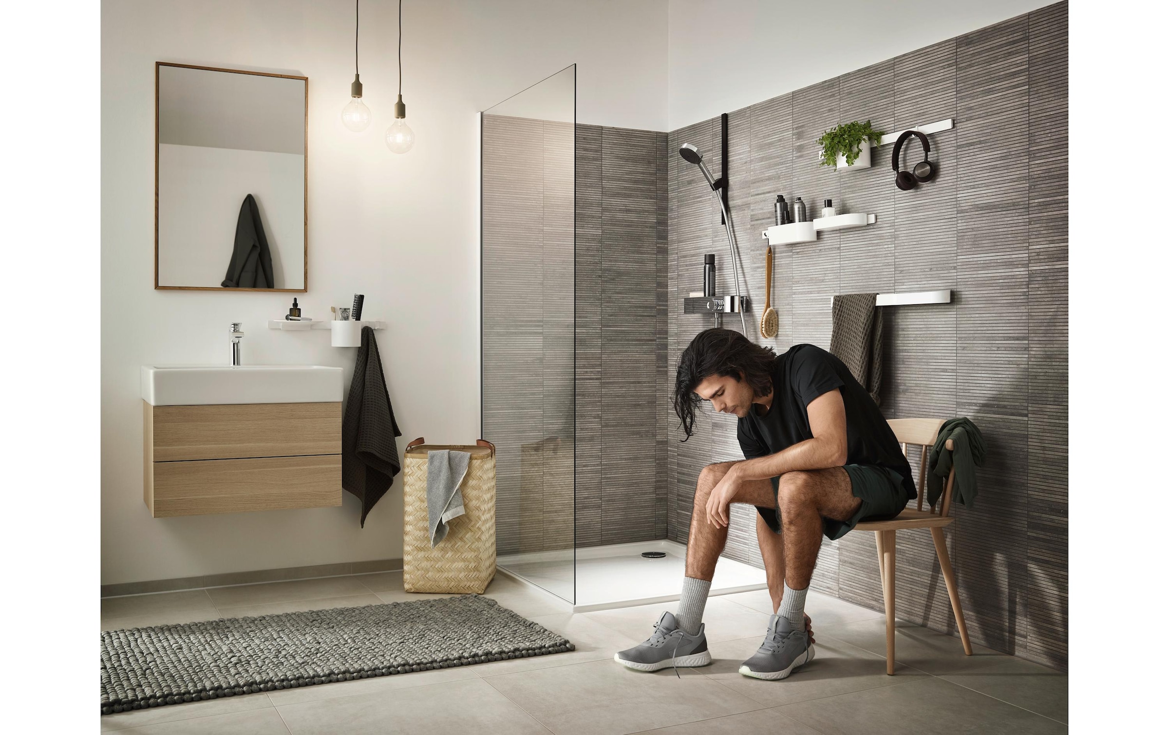 hansgrohe Handbrause »Pulsify Select S« 10,5cm, 3 Strahlarten Relaxation wassersparend