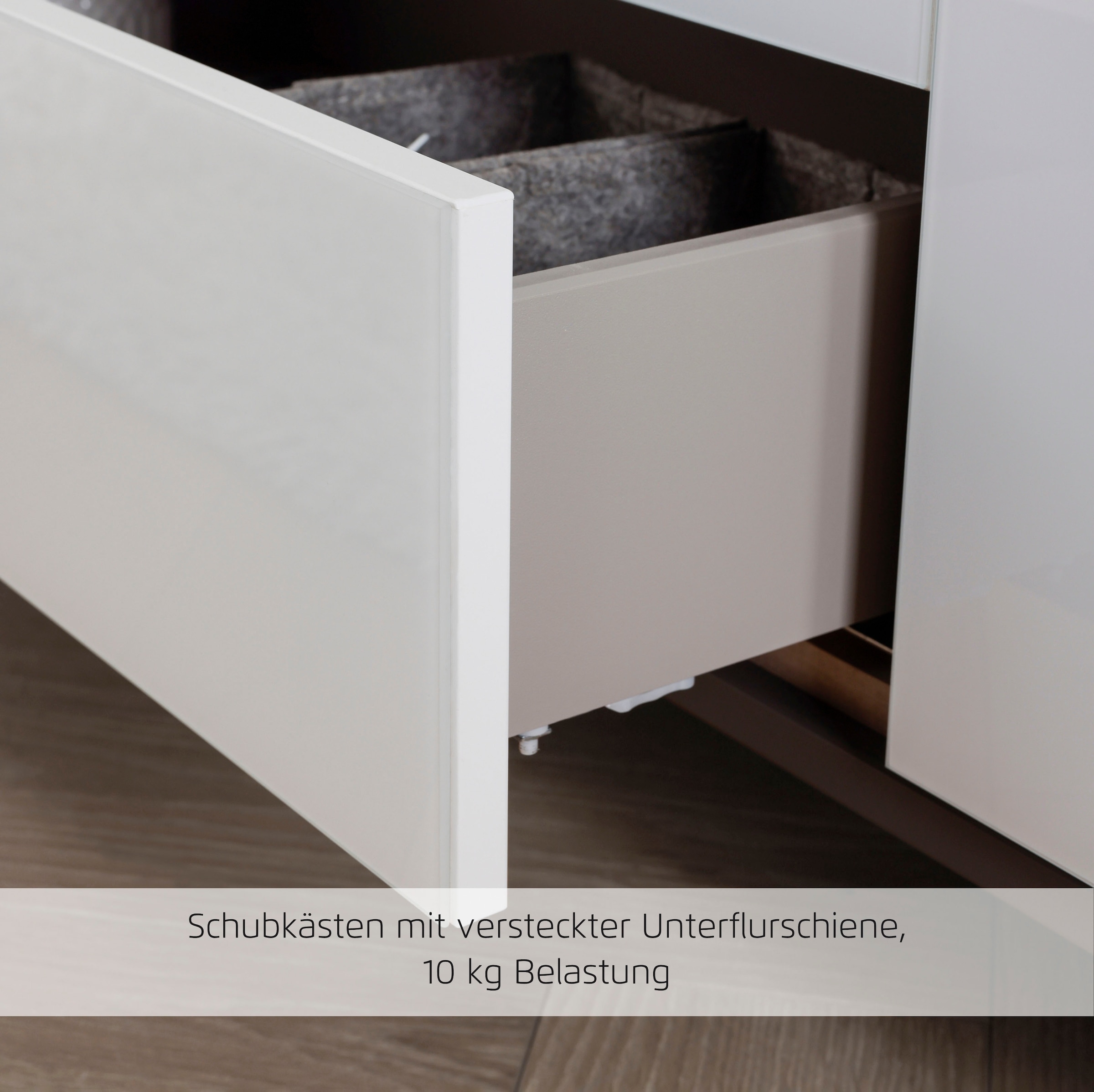 rauch Commode combinée »Sideboard Kommode Schubladenkommode Türenkommode BOSTON-EXTRA« L/H/P : 120/81/42 cm,  avec 6 tiroirs spacieux, étagères réglables FABRIQUÉ EN ALLEMAGNE